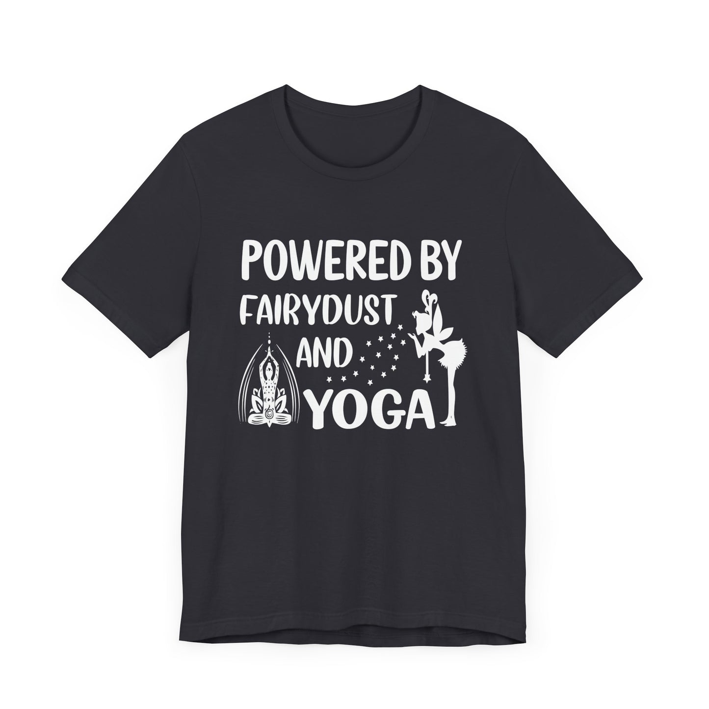 Powered By Fairydust & Yoga - Unisex Jersey Short Sleeve Tee