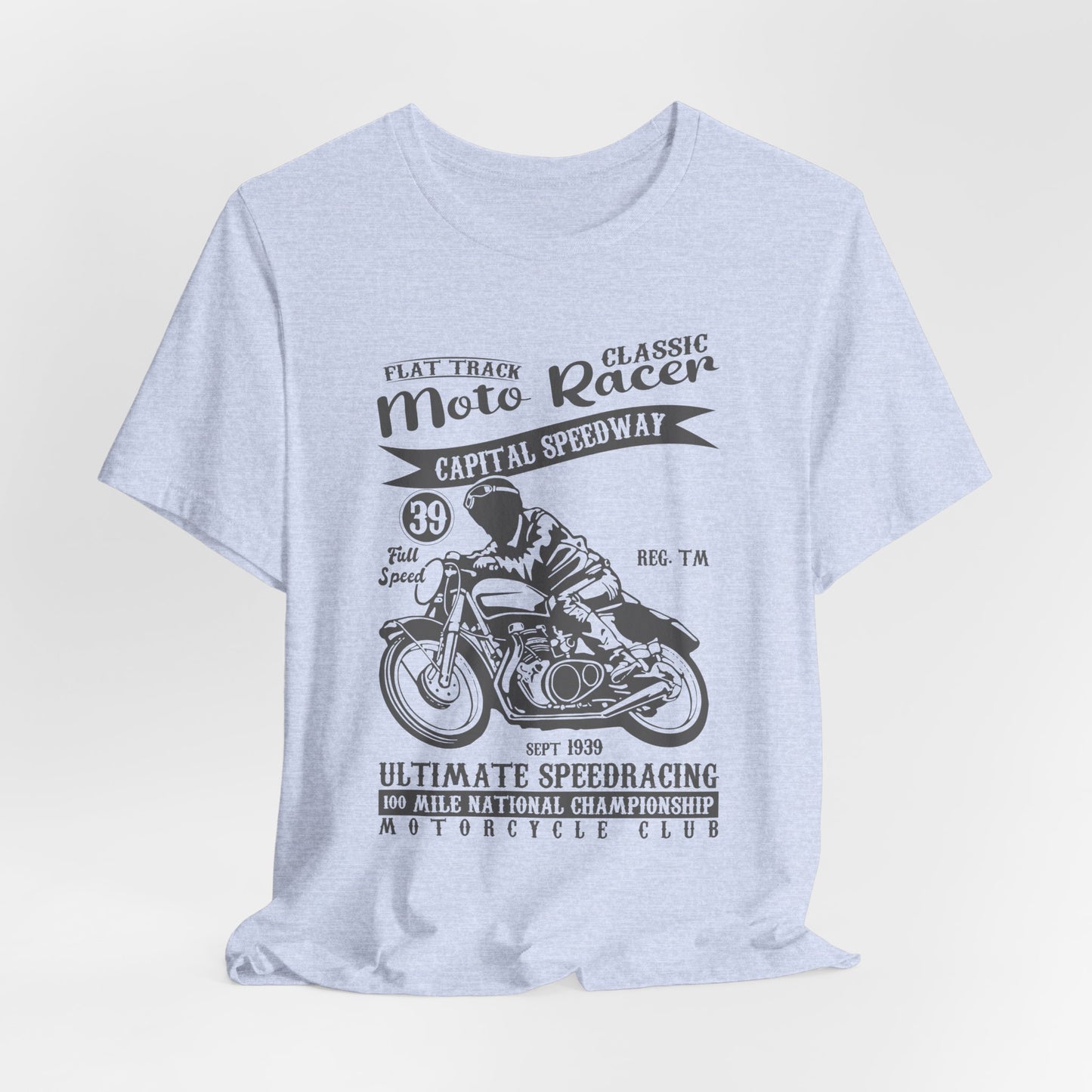 Classic Motor Racer - Unisex Jersey Short Sleeve Tee - 13296