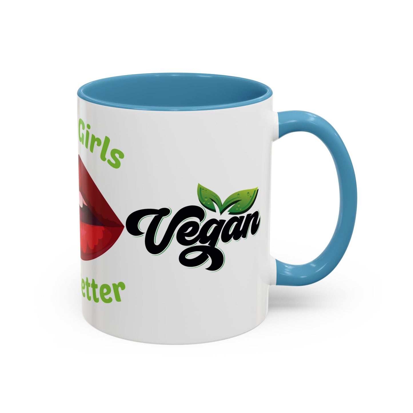 Vegan Girls Taste Better - Accent Coffee Mug (11, 15oz)