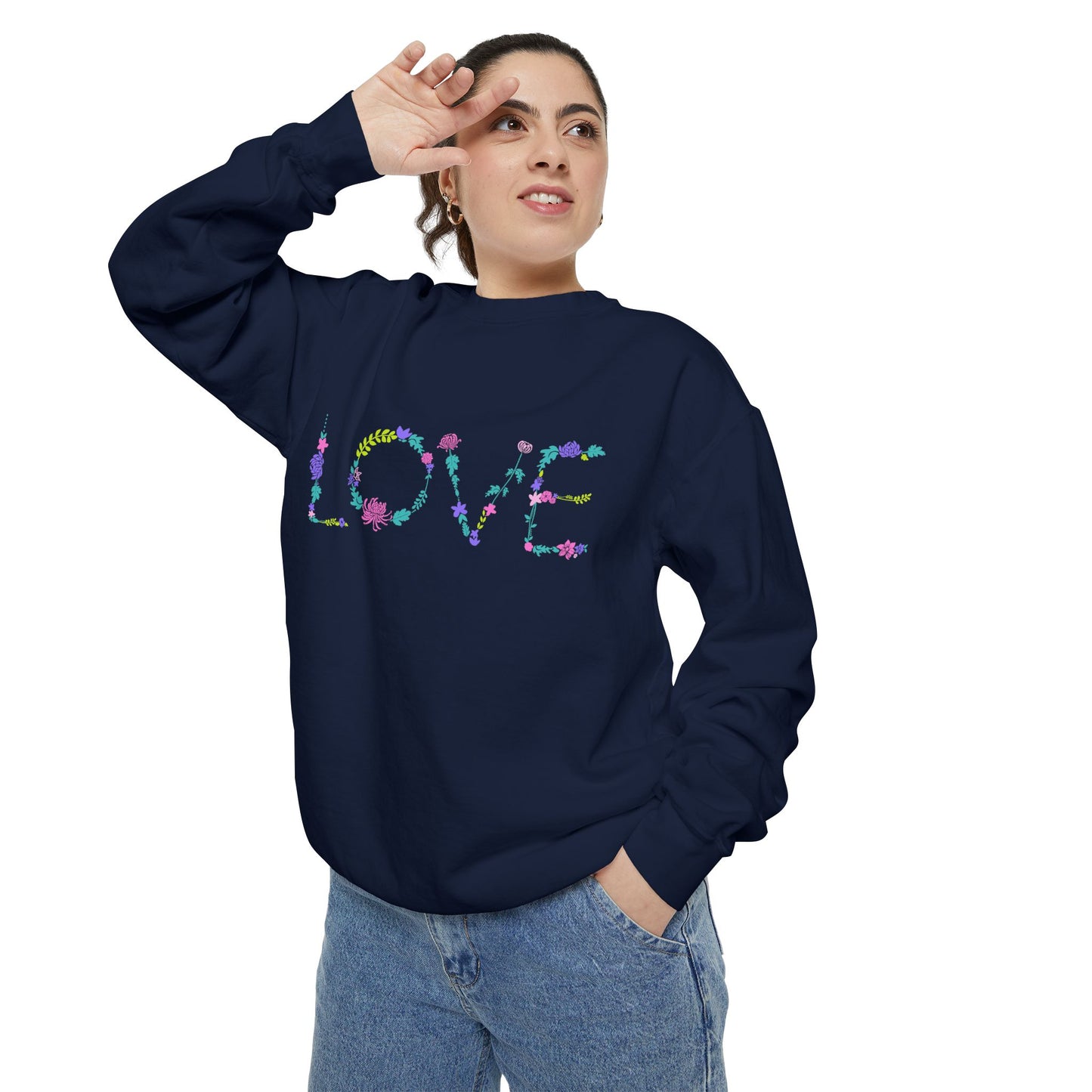 Love - Unisex Garment-Dyed Sweatshirt - 11806
