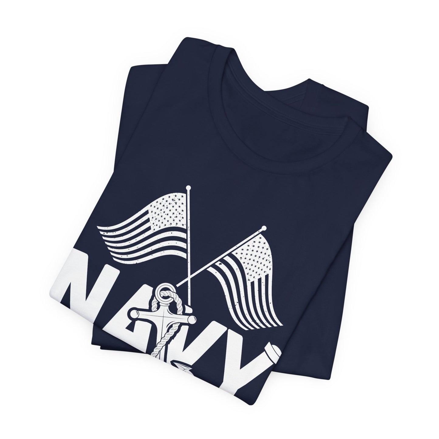 Navy Mom - Unisex Jersey Short Sleeve Tee - 13045