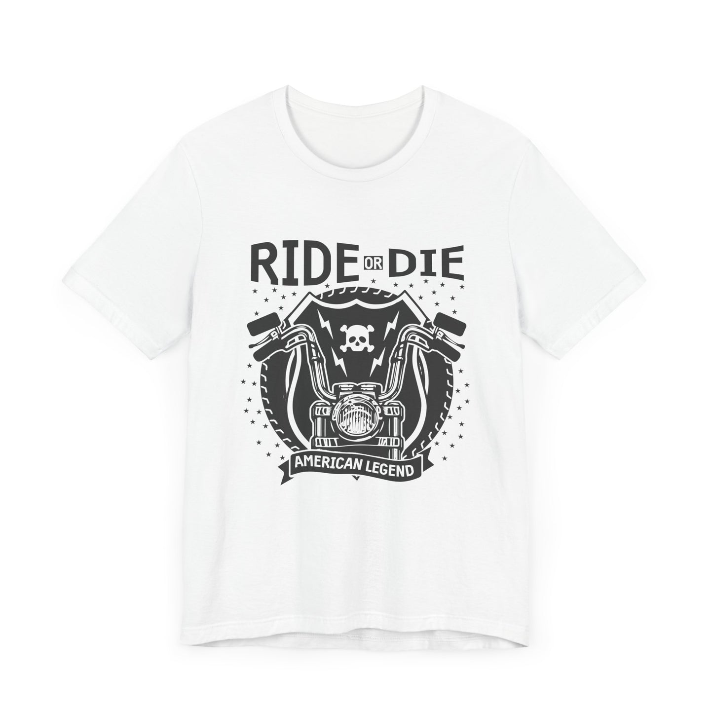 Ride or Die, American Legend - Unisex Jersey Short Sleeve Tee - 13261