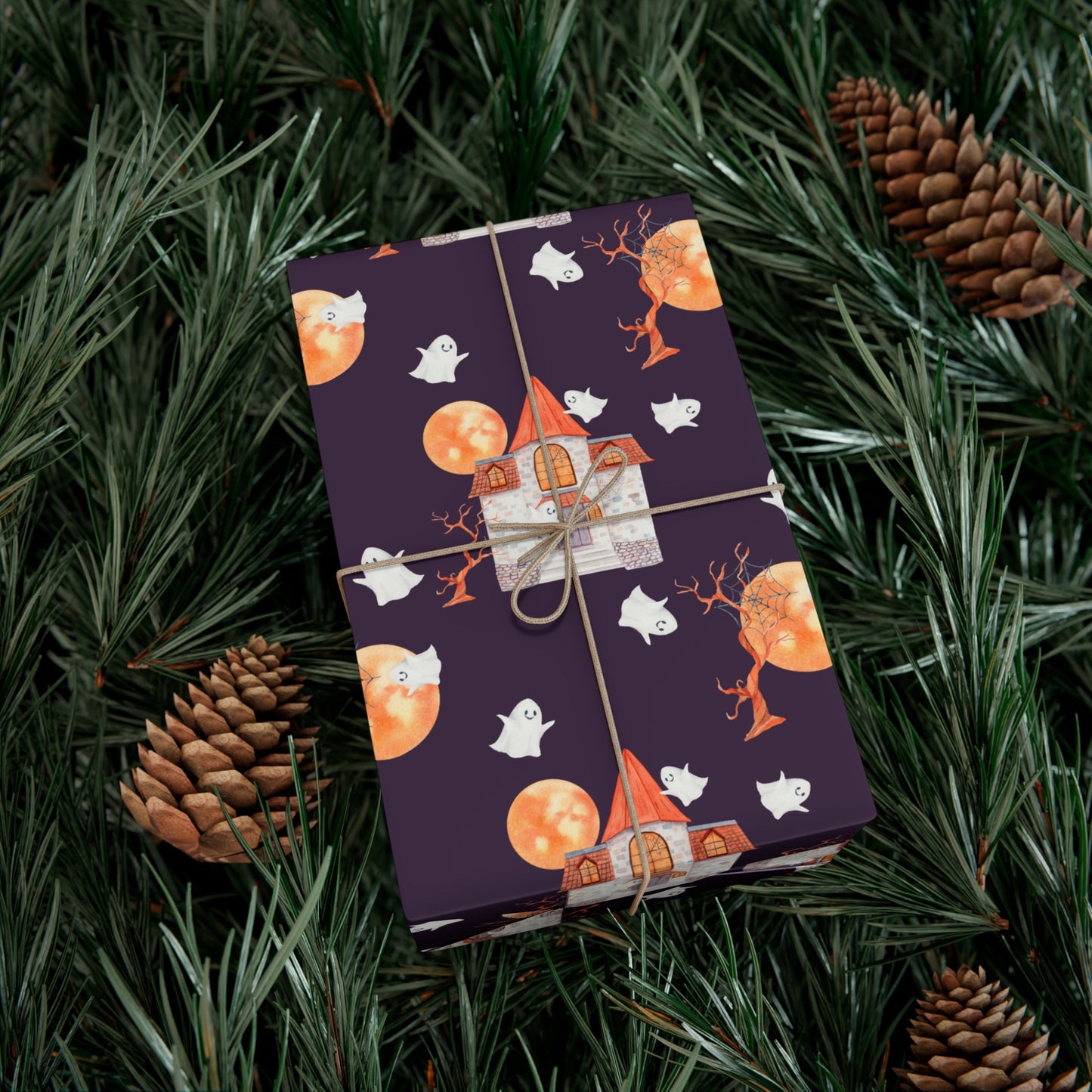 Halloween House - Gift Wrap Papers