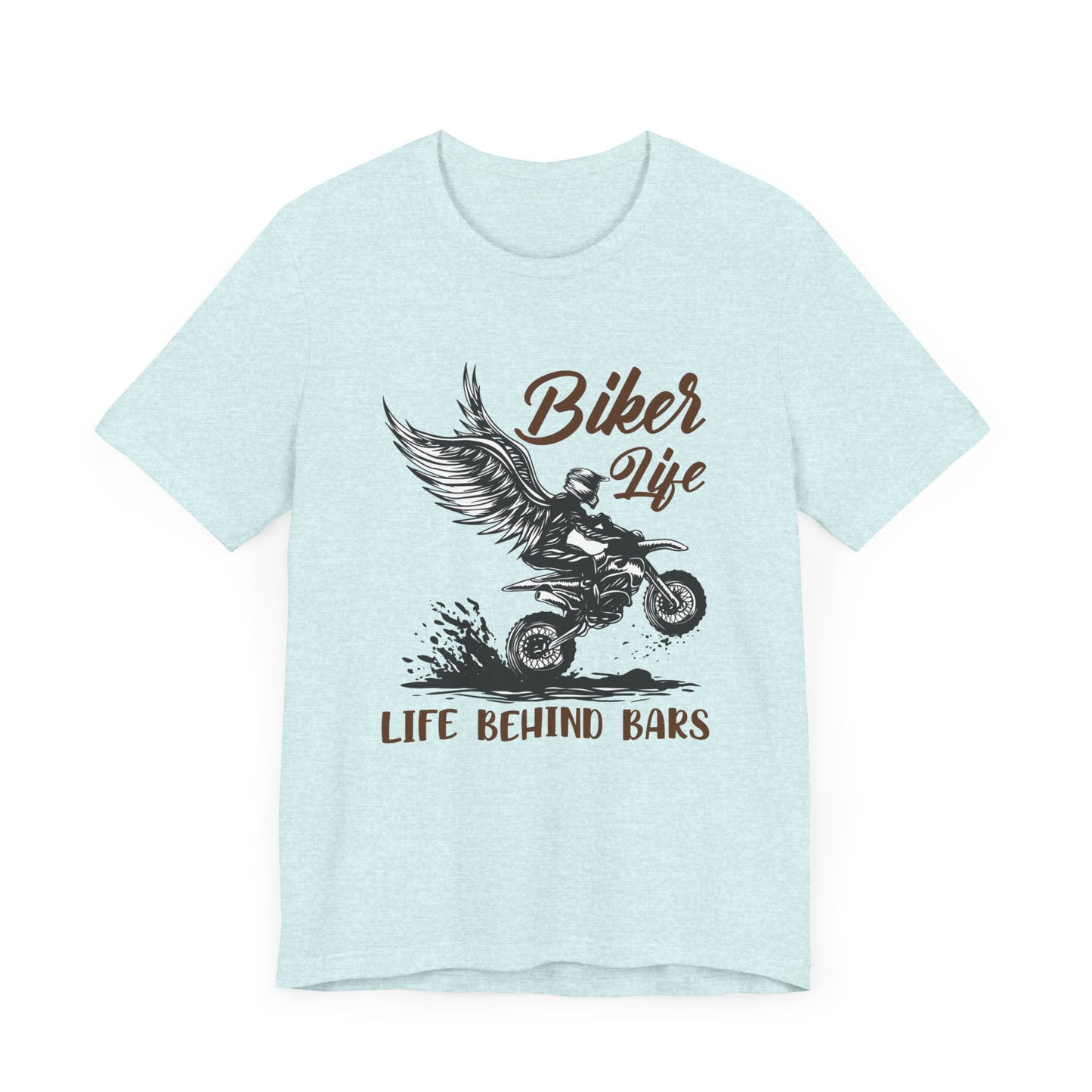 Biker Life, Life Behind Bars - Unisex Jersey Short Sleeve Tee