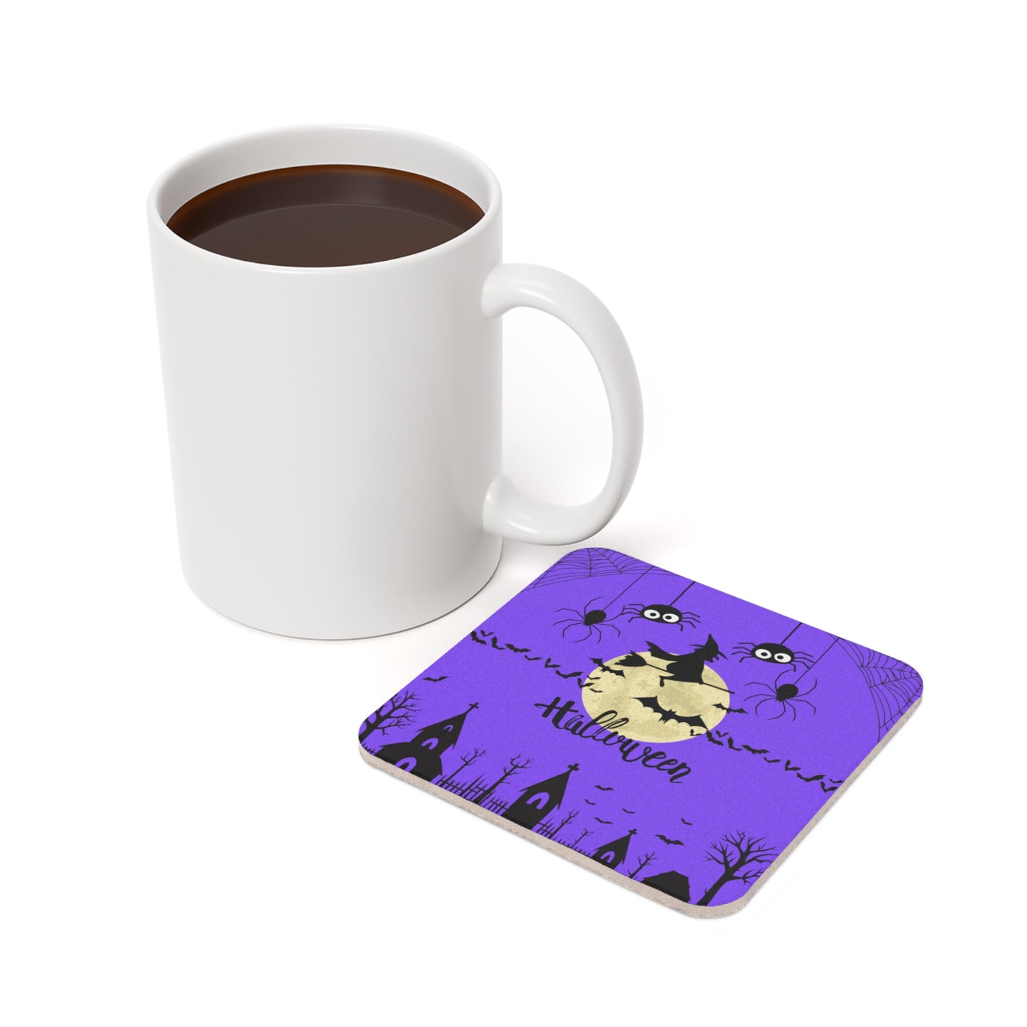 Halloween Witch - Cork Back Coaster - 14009