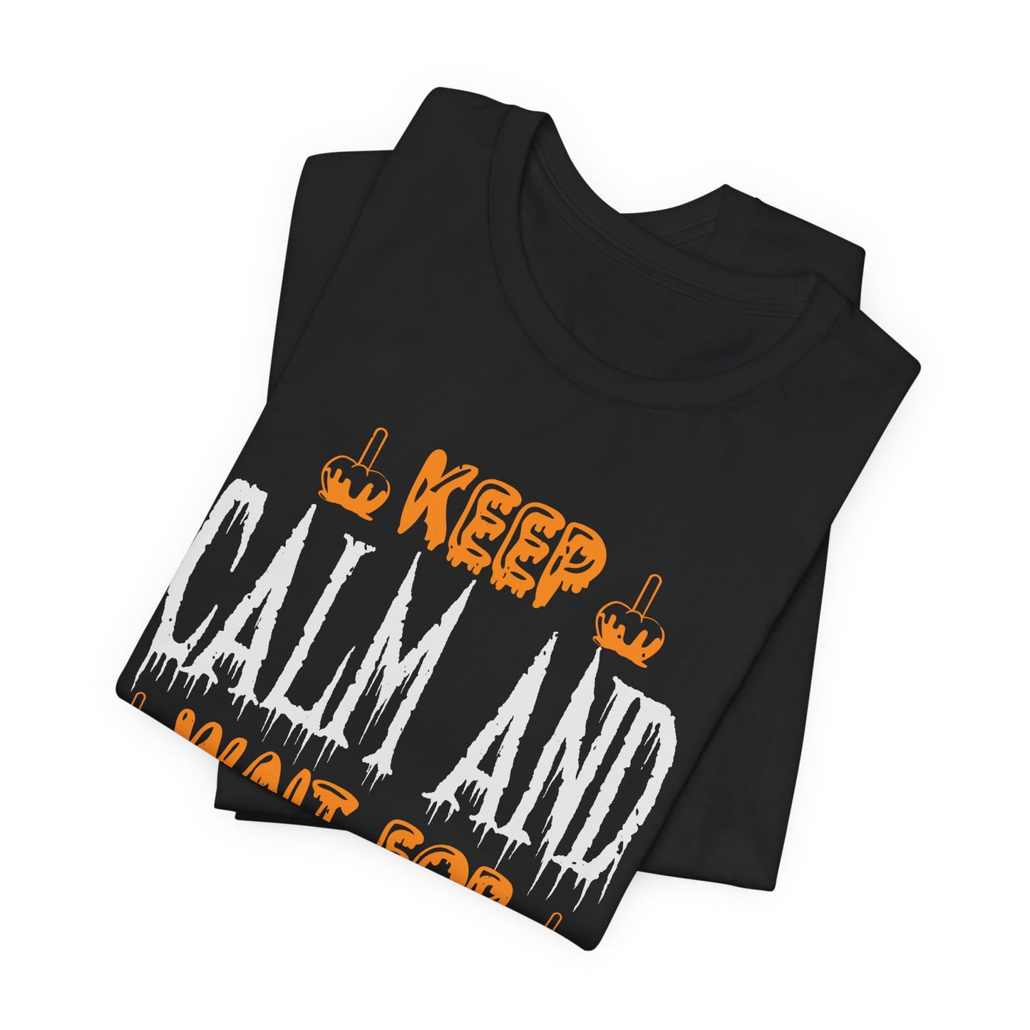 Keep Calm and Wait for Halloween - Unisex Jersey Short Sleeve Tee