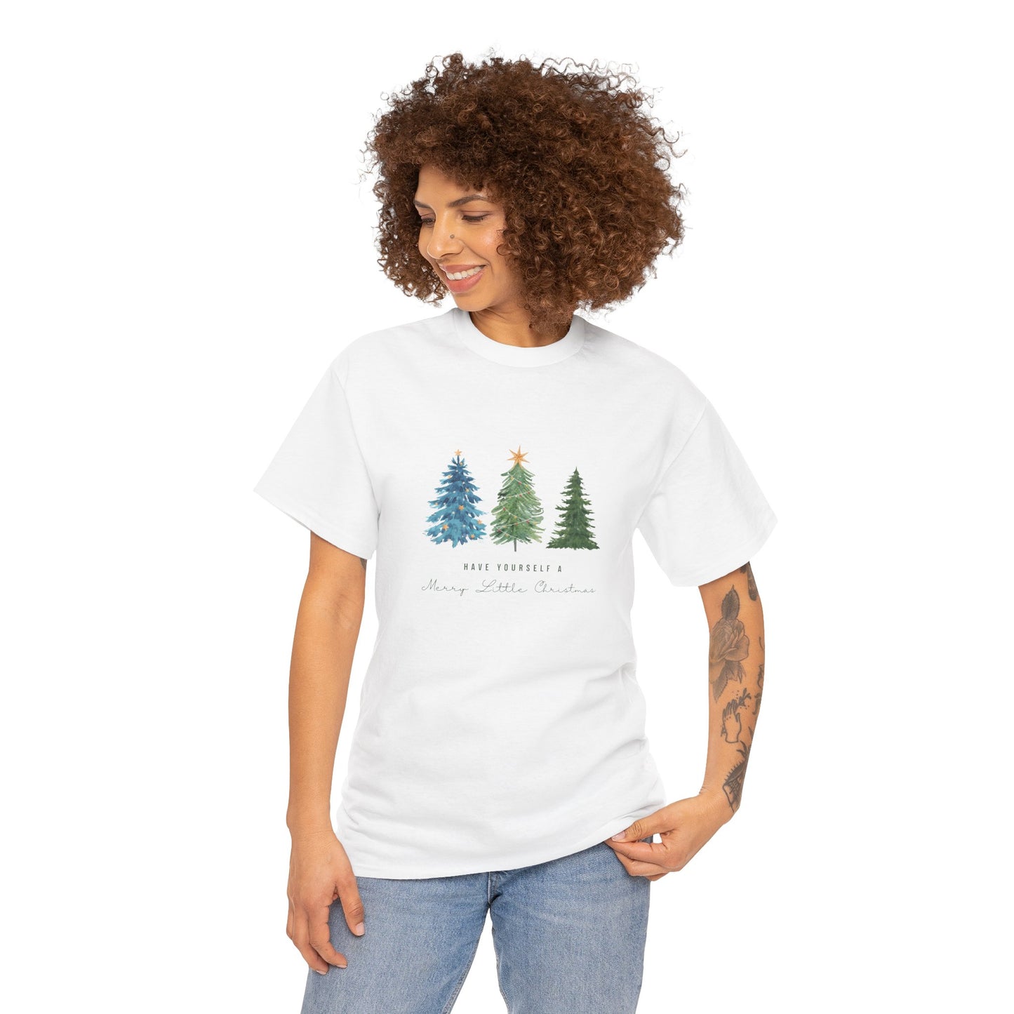 Have Yourself A Merry Little Christmas - Unisex Heavy Cotton Tee - 10201