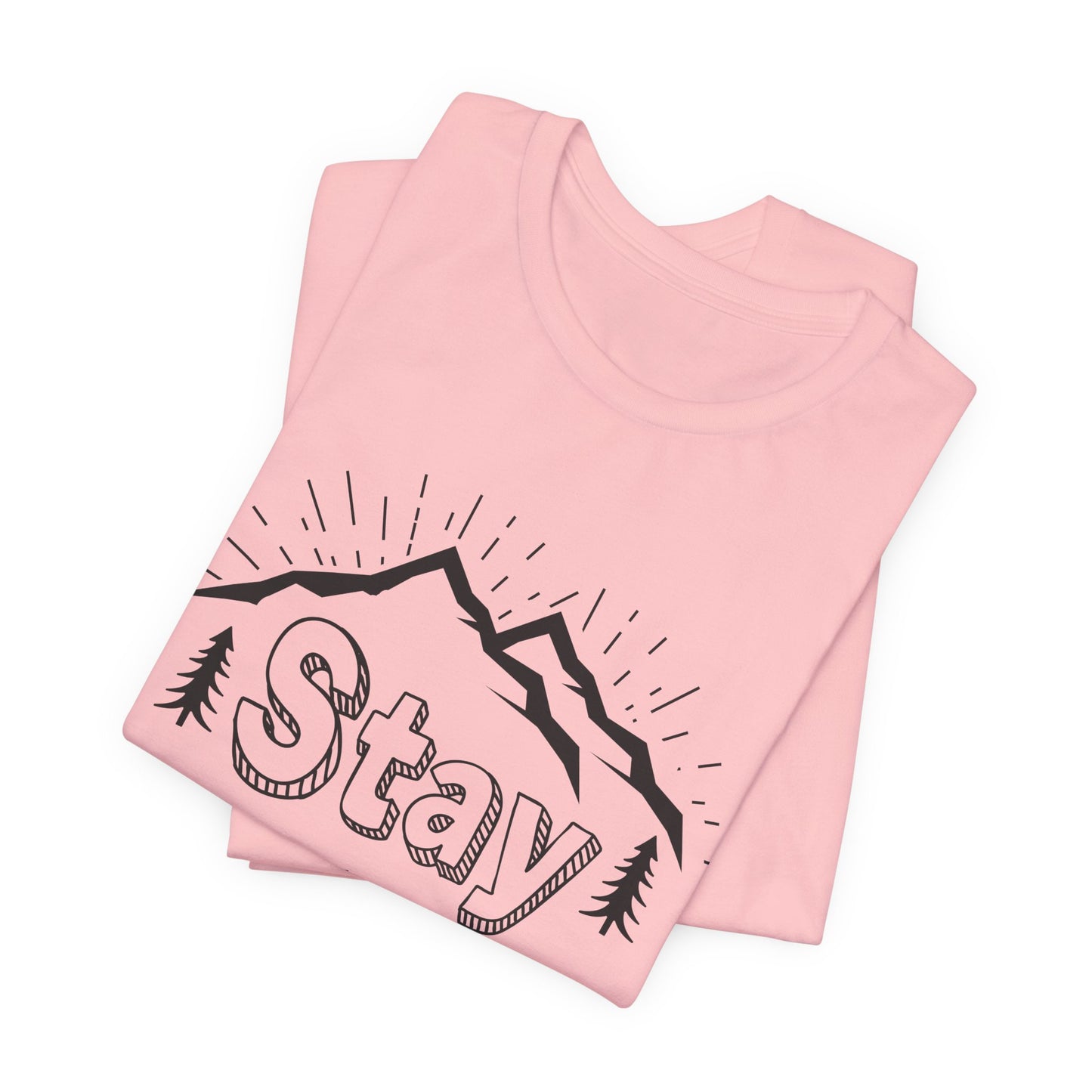 Camping: Stay Wild - Unisex Jersey Short Sleeve Tee