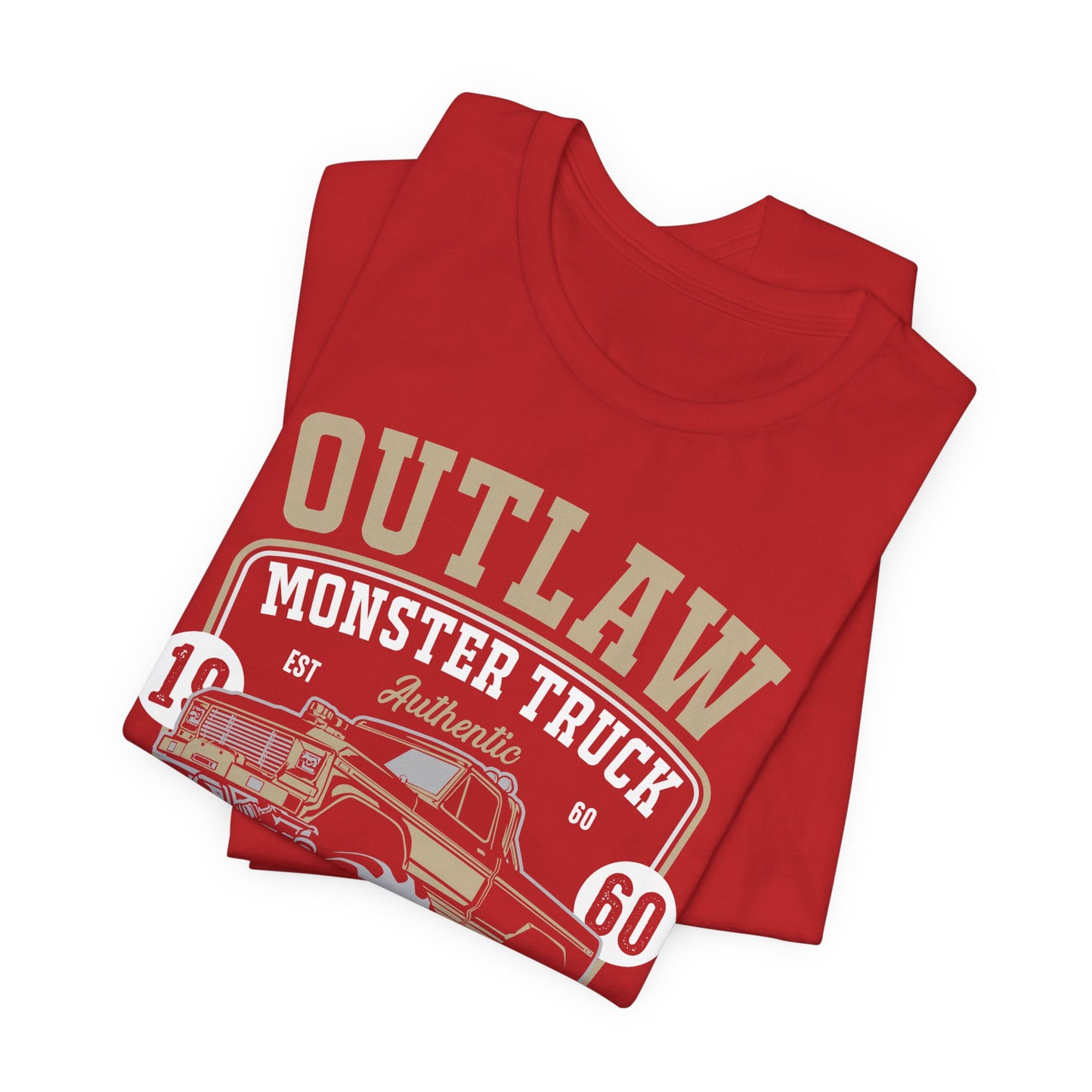 Outlaw, Monster Truck, 1960, That's How I Roll - Unisex Jersey Short Sleeve Tee - 12578