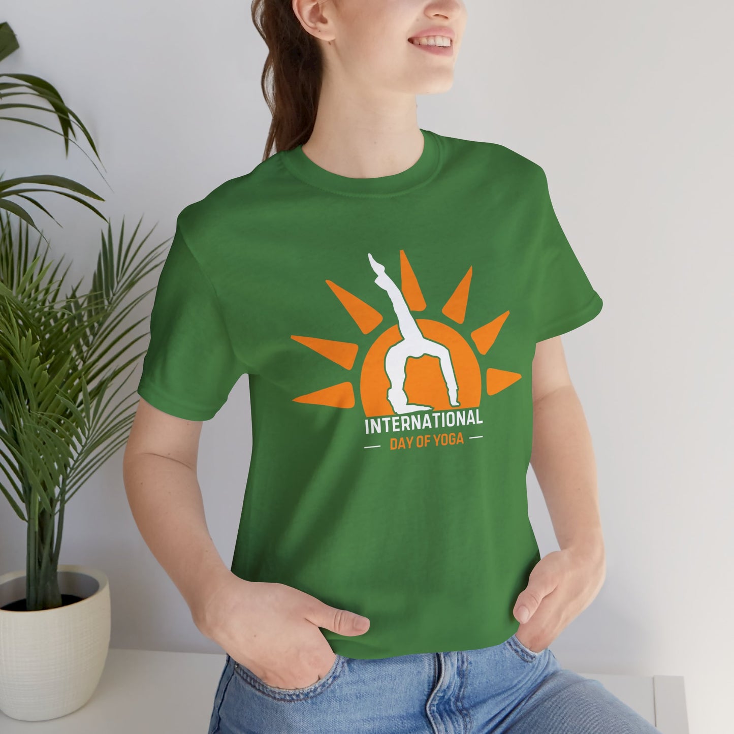 International Day Of Yoga - Unisex Jersey Short Sleeve Tee