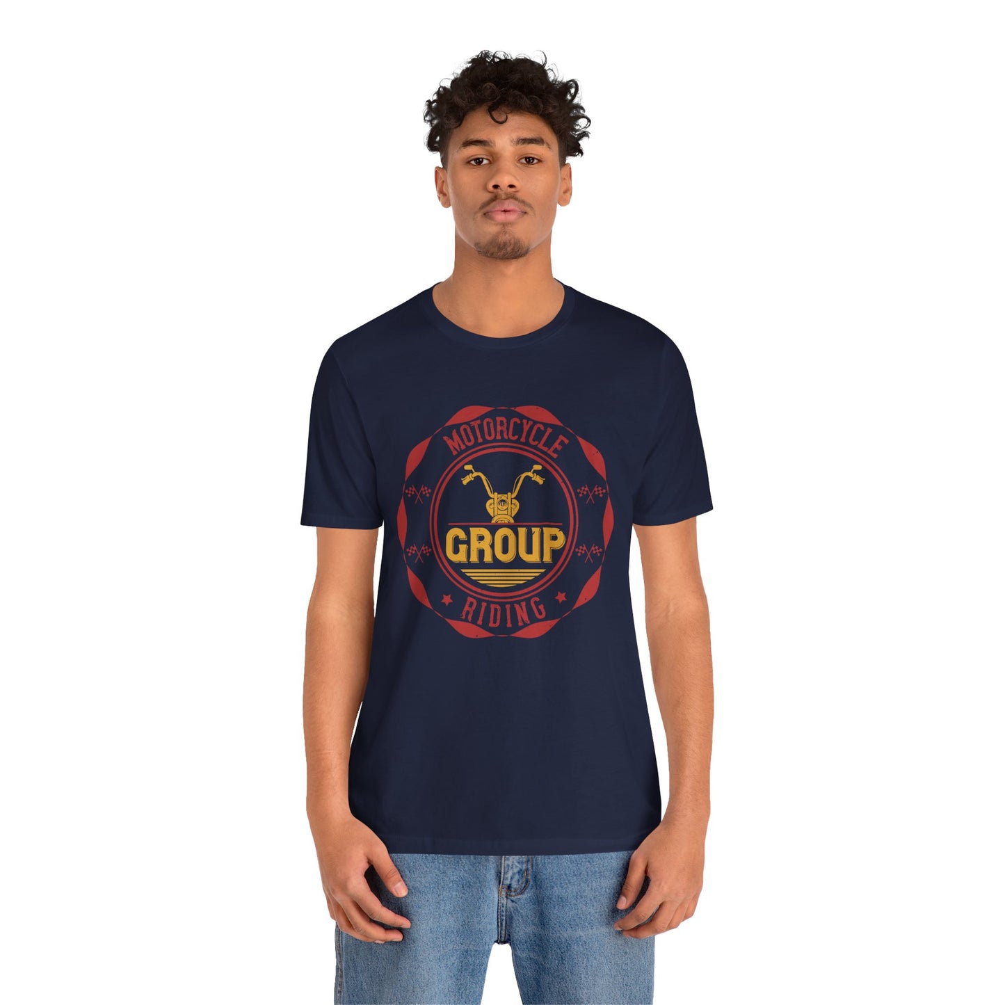 Motorcycle Group Riding - Unisex Jersey Short Sleeve Tee - 13893
