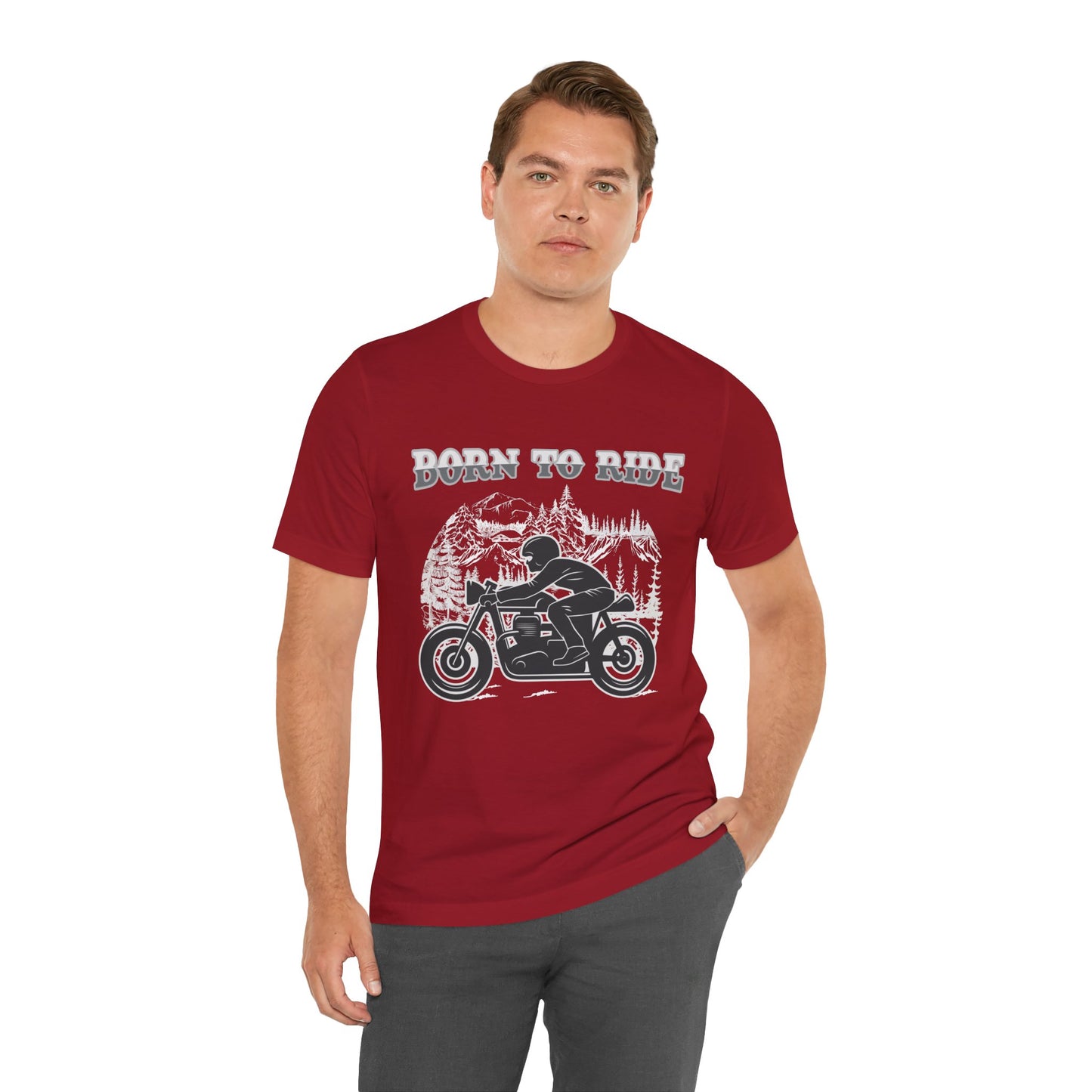 Born To Ride - Unisex Jersey Short Sleeve Tee - 13377