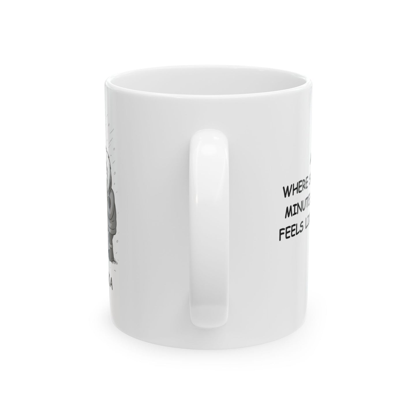 "Alaska: Where summer lasts 5 minutes, and winter feels like an eternity." Ceramic Mug - 13057