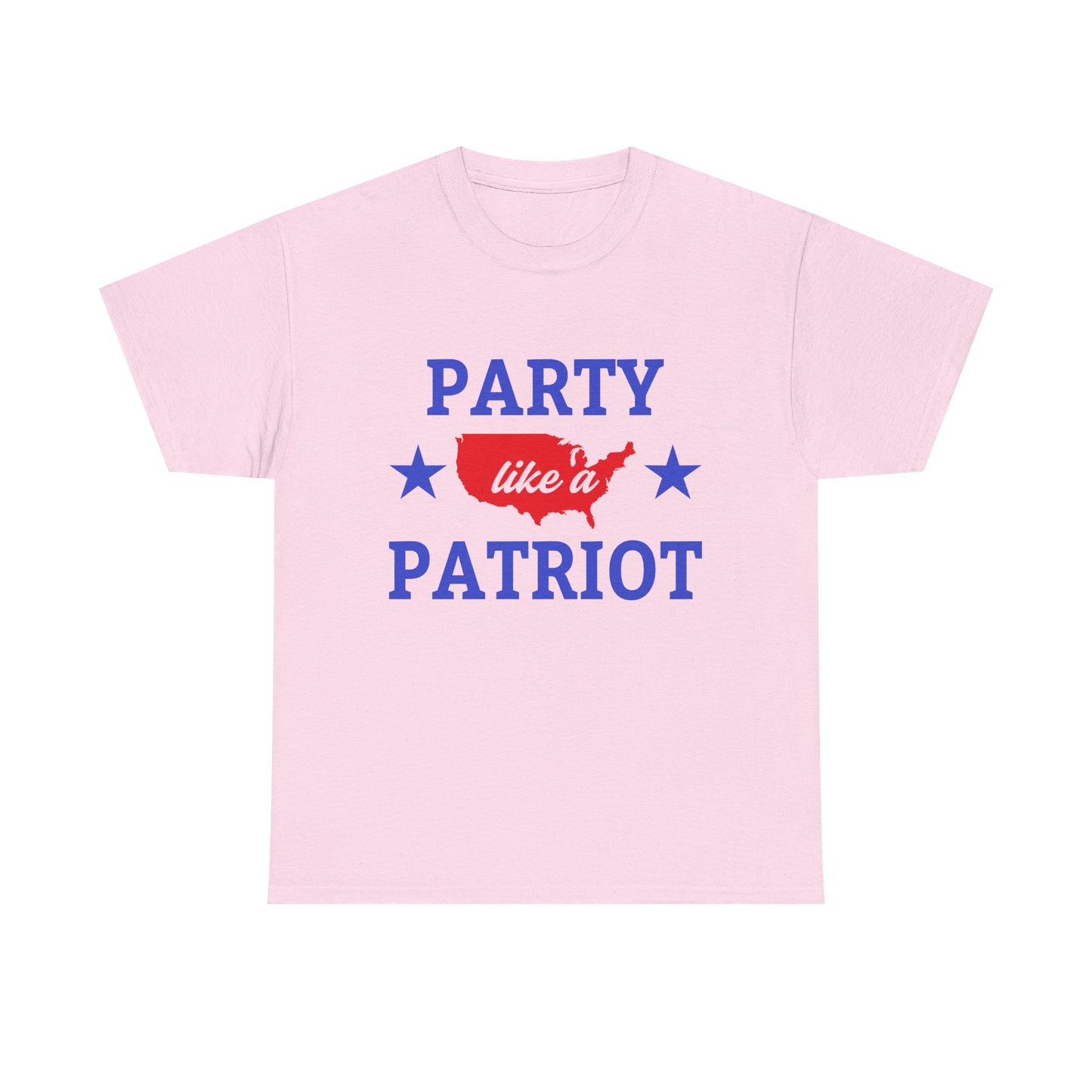 Patriotic Party Tee - Celebrate Independence, Fun Gatherings, BBQs, Gift for Patriots, Unisex Heavy Cotton T-shirt - 13732