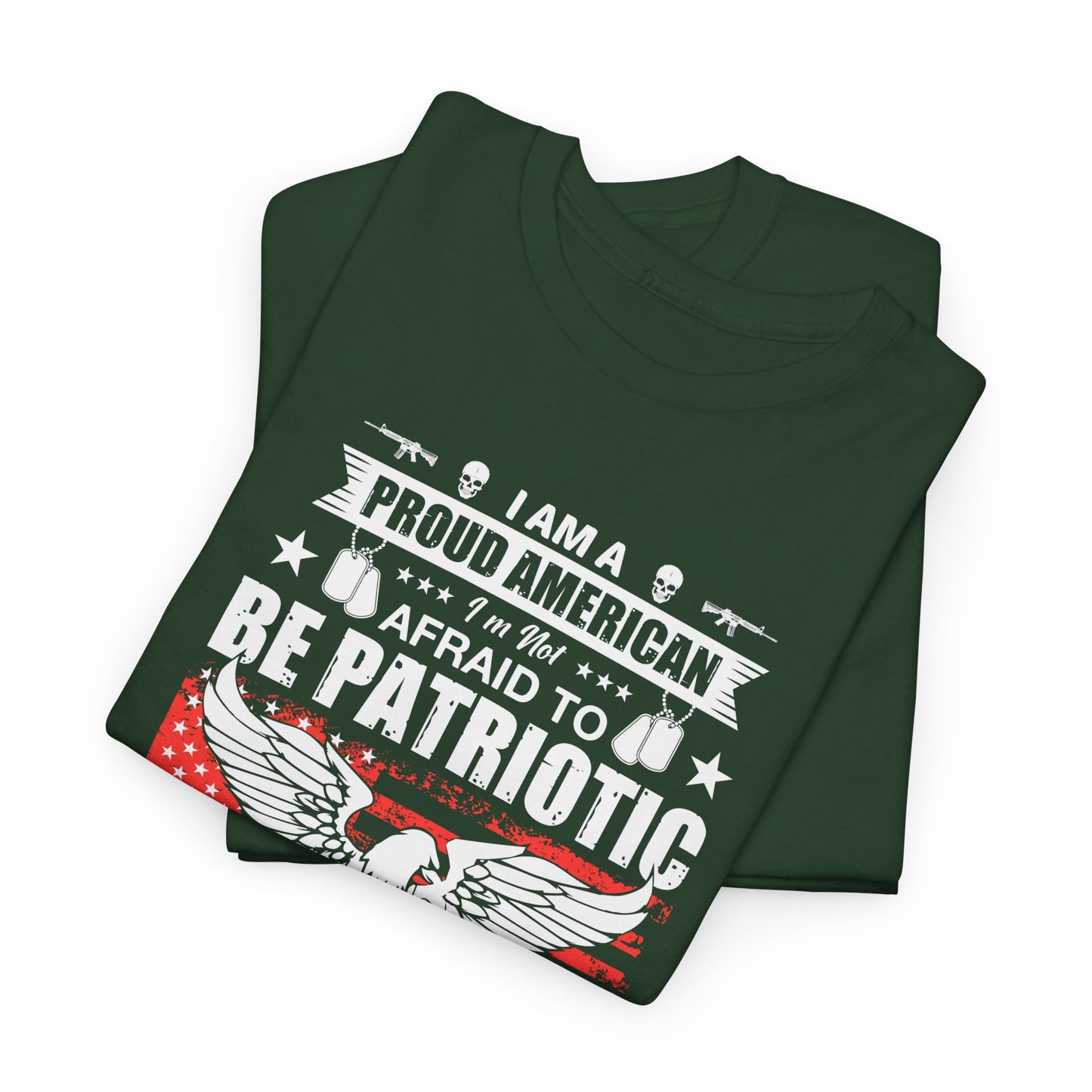 Unisex Patriotic Tee - Proud American T-Shirt, 4th of July Gift, Freedom Shirt, Memorial Day Apparel, Casual Wear - 13789