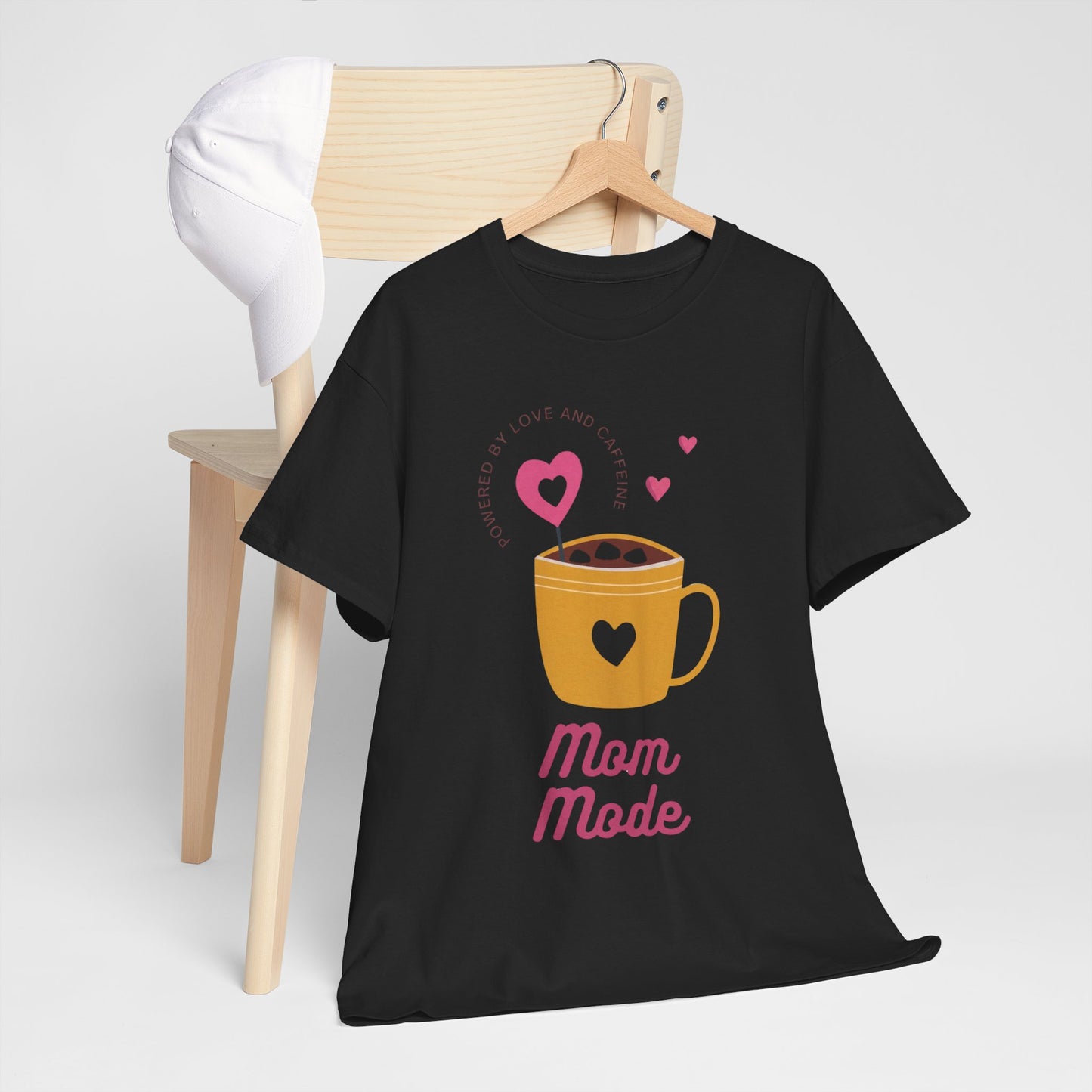 Mom Mode T‑Shirt – Cute Coffee Mug Graphic Tee for Moms (Mom Mode) - 14880