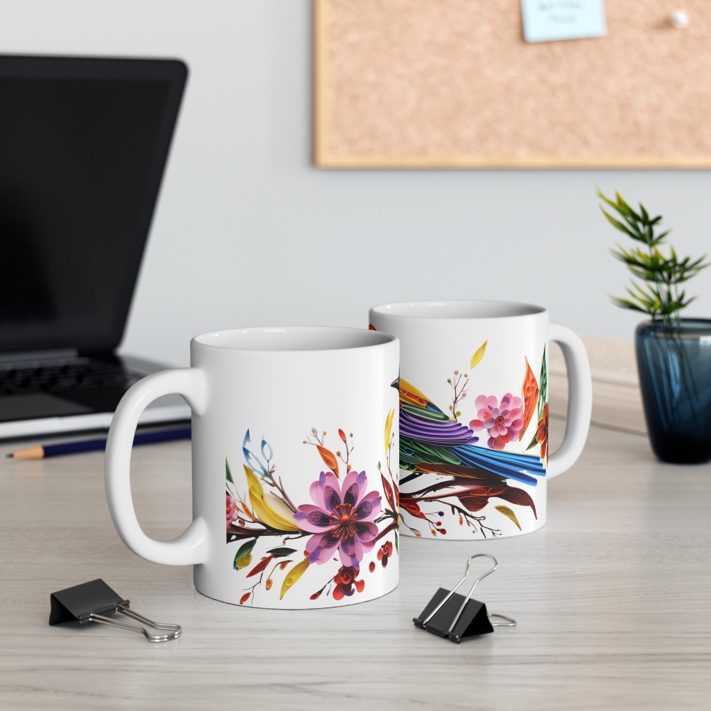 Colorful Bird - Mug 11oz