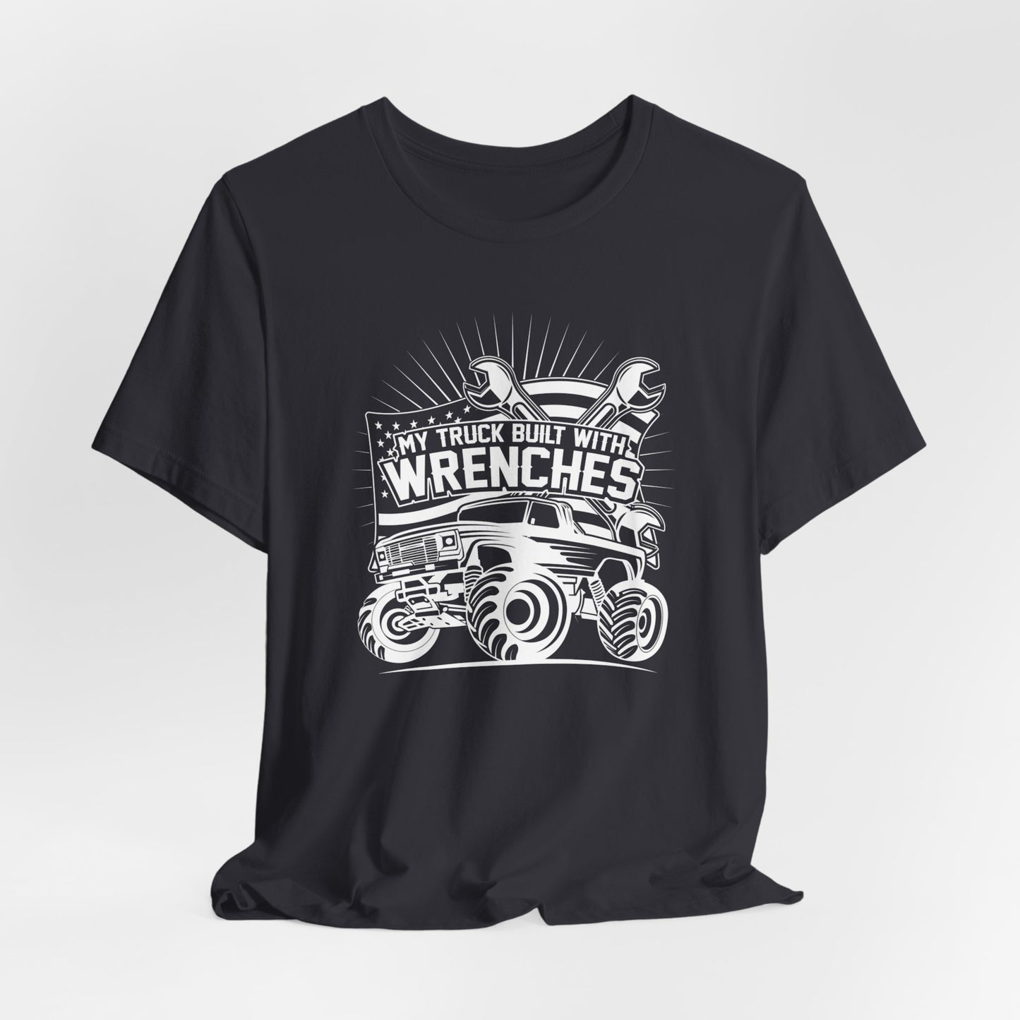 My Truck Built With Wrenches - Unisex Jersey Short Sleeve Tee