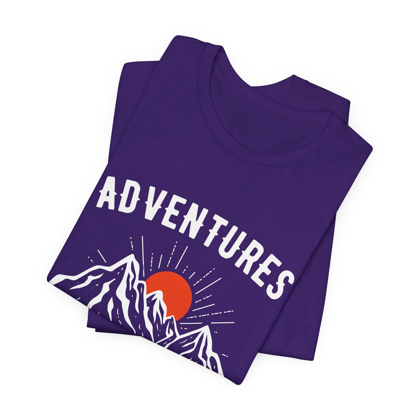 Camping: Adventures Are The Best Way To Learn - Unisex Jersey Short Sleeve Tee - 12652