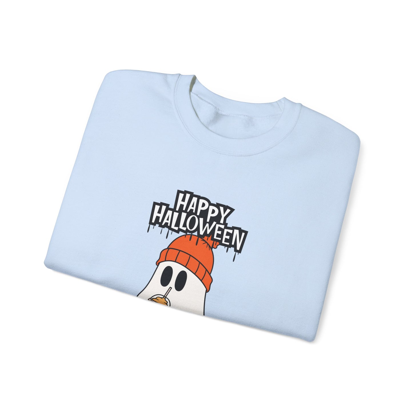 Happy Halloween, Ghost - Unisex Heavy Blend™ Crewneck Sweatshirt