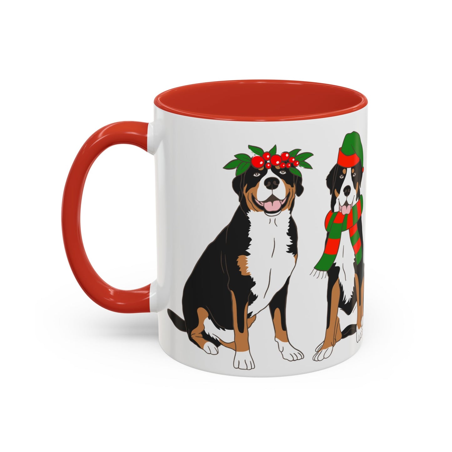 Christmas Dogs - Accent Coffee Mug (11, 15oz) - 10305