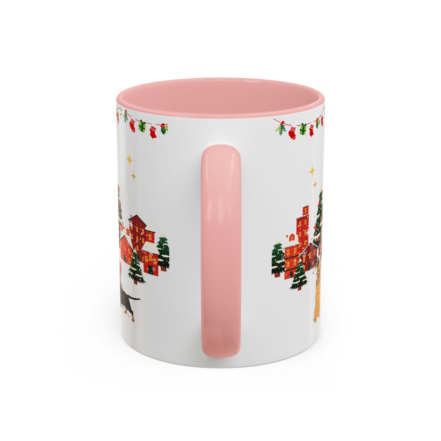 Christmas House - Accent Coffee Mug (11, 15oz)