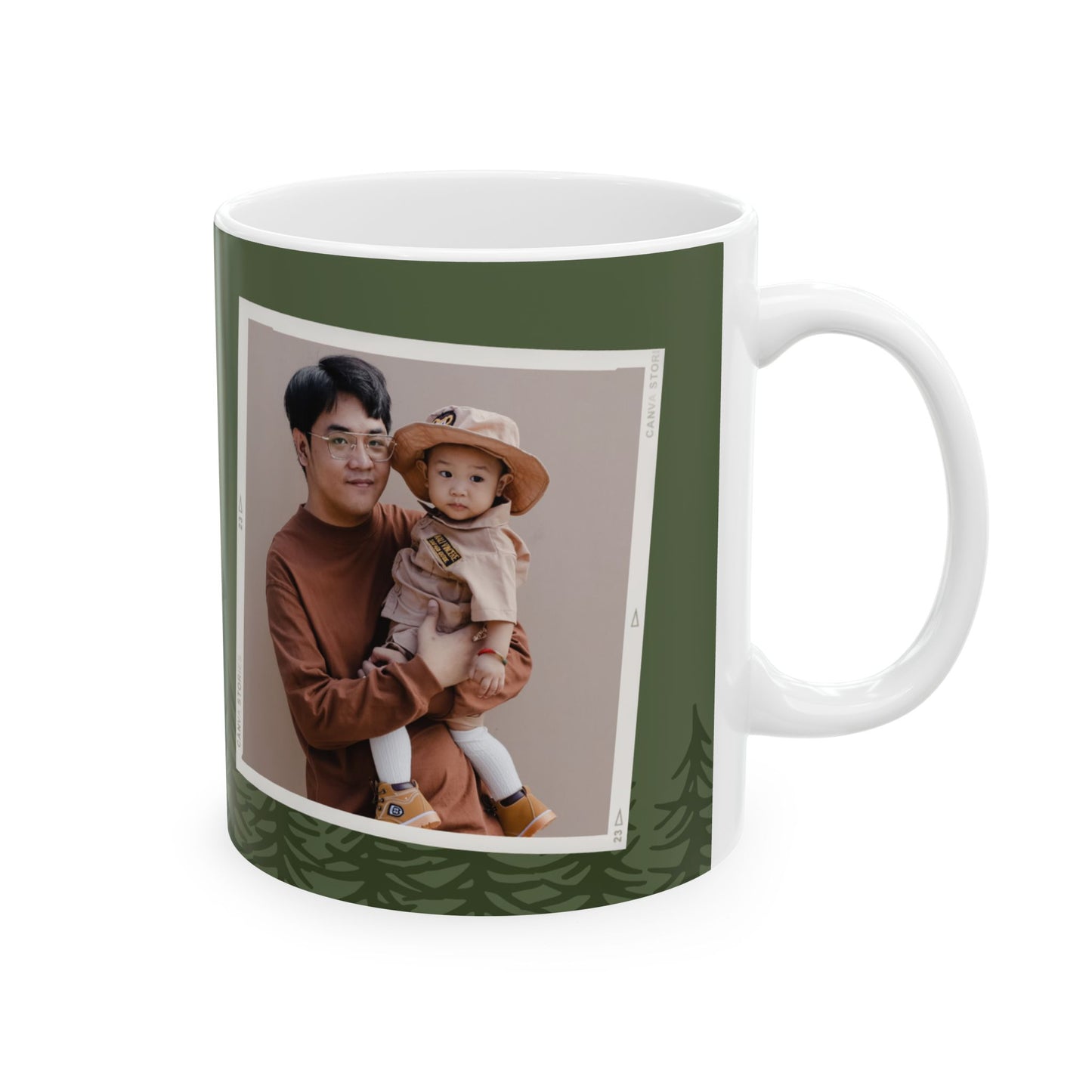 Dad, To the Stronest Person I Know, Personalized Father's Day Mug, 11/15oz - 14069