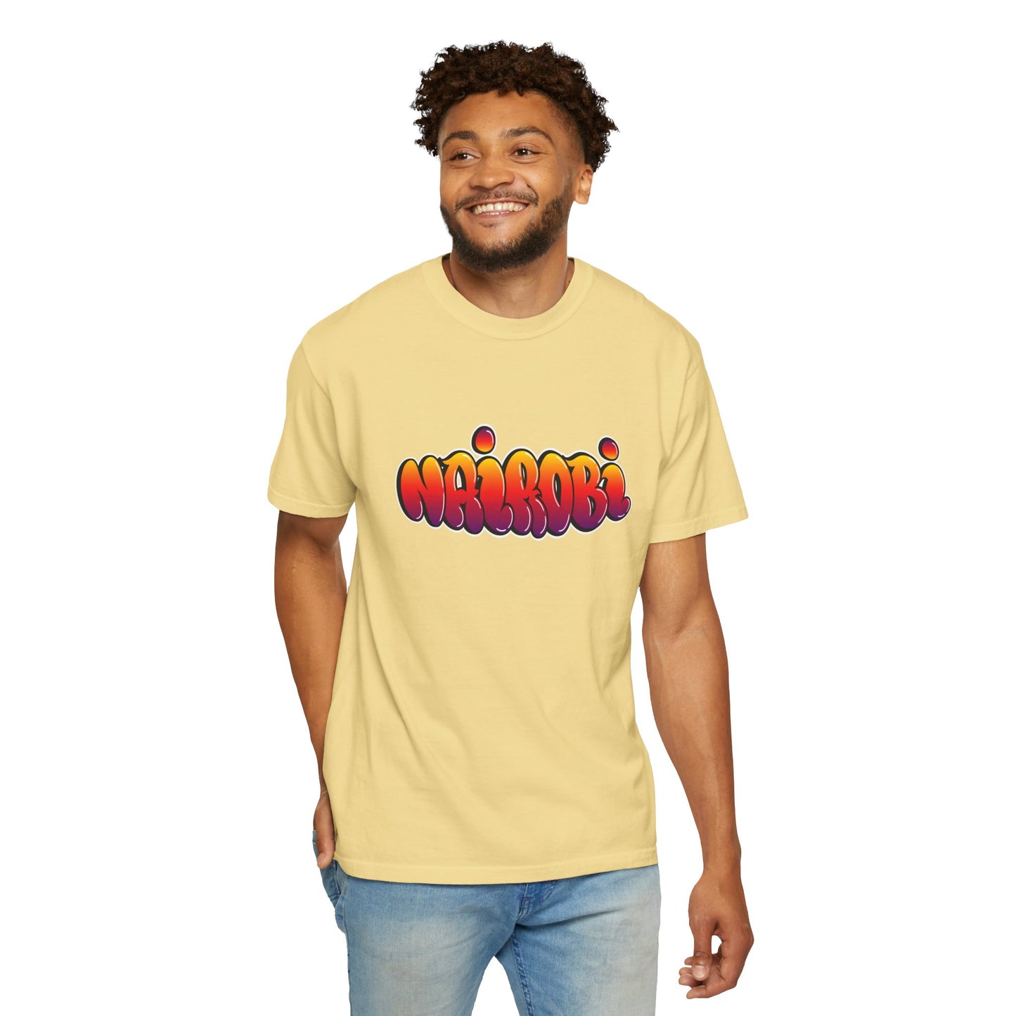 Nairobi Graphic T-Shirt - Unisex Garment-Dyed Tee - 12181