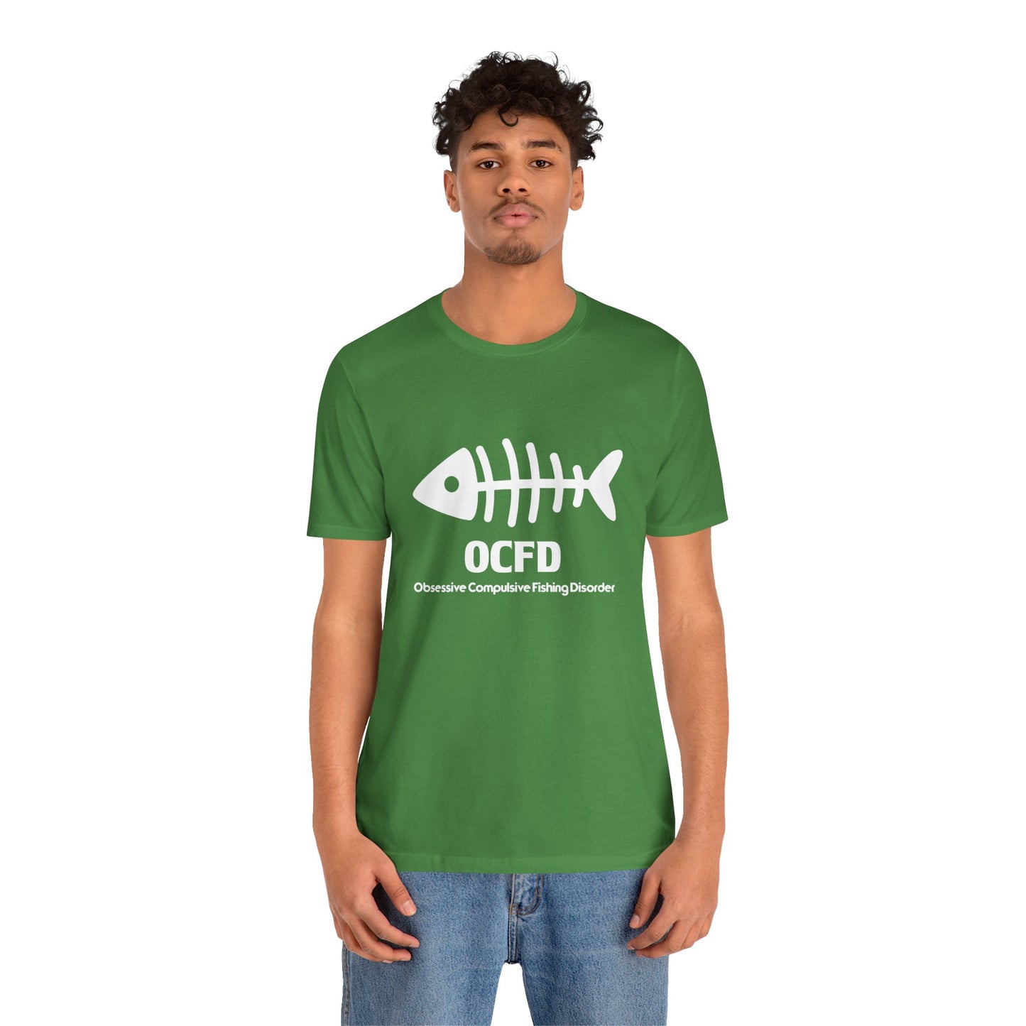 OCFD - Obsessive Compulsive Fishing Disorder - Unisex Jersey Short Sleeve Tee