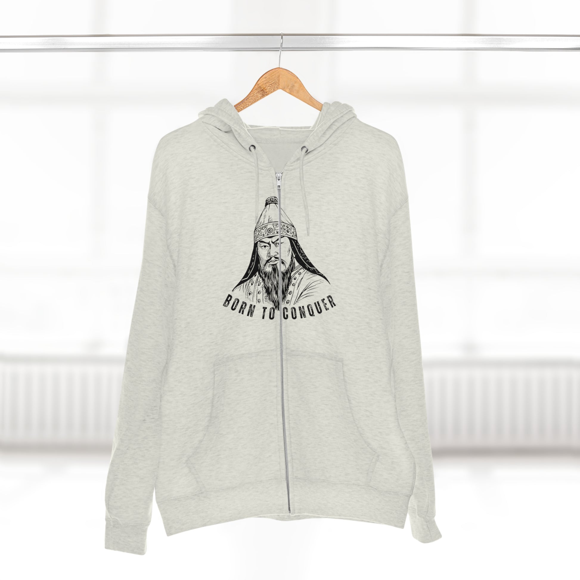 Born to Conquer Mongolia - Unisex Zip Hoodie