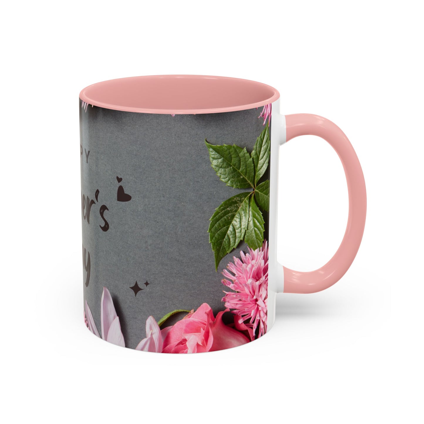 Happy Mother's Day Floral Accent Coffee Mug - Perfect Gift for Moms - 11866