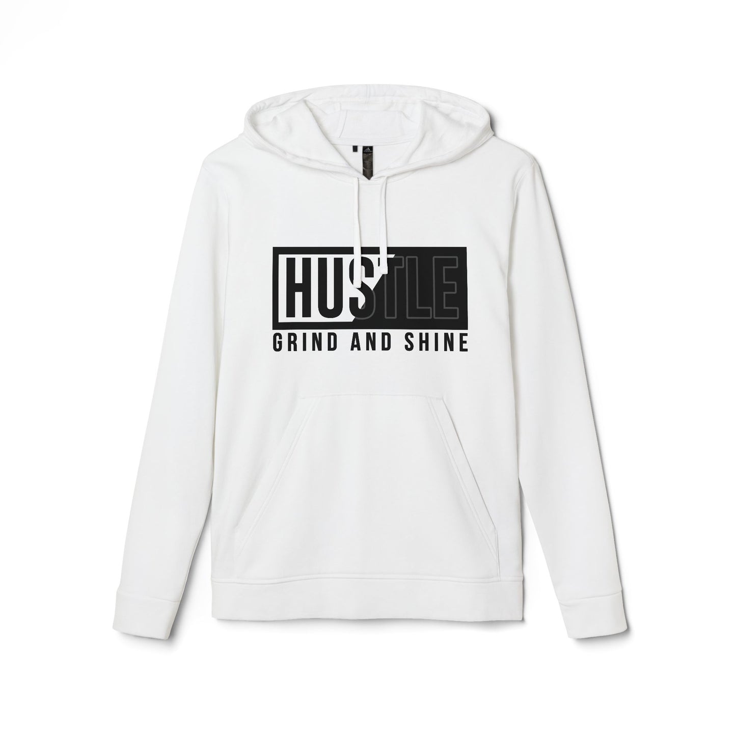 Hustle, Grind And Shine - Adidas Unisex Fleece Hoodie