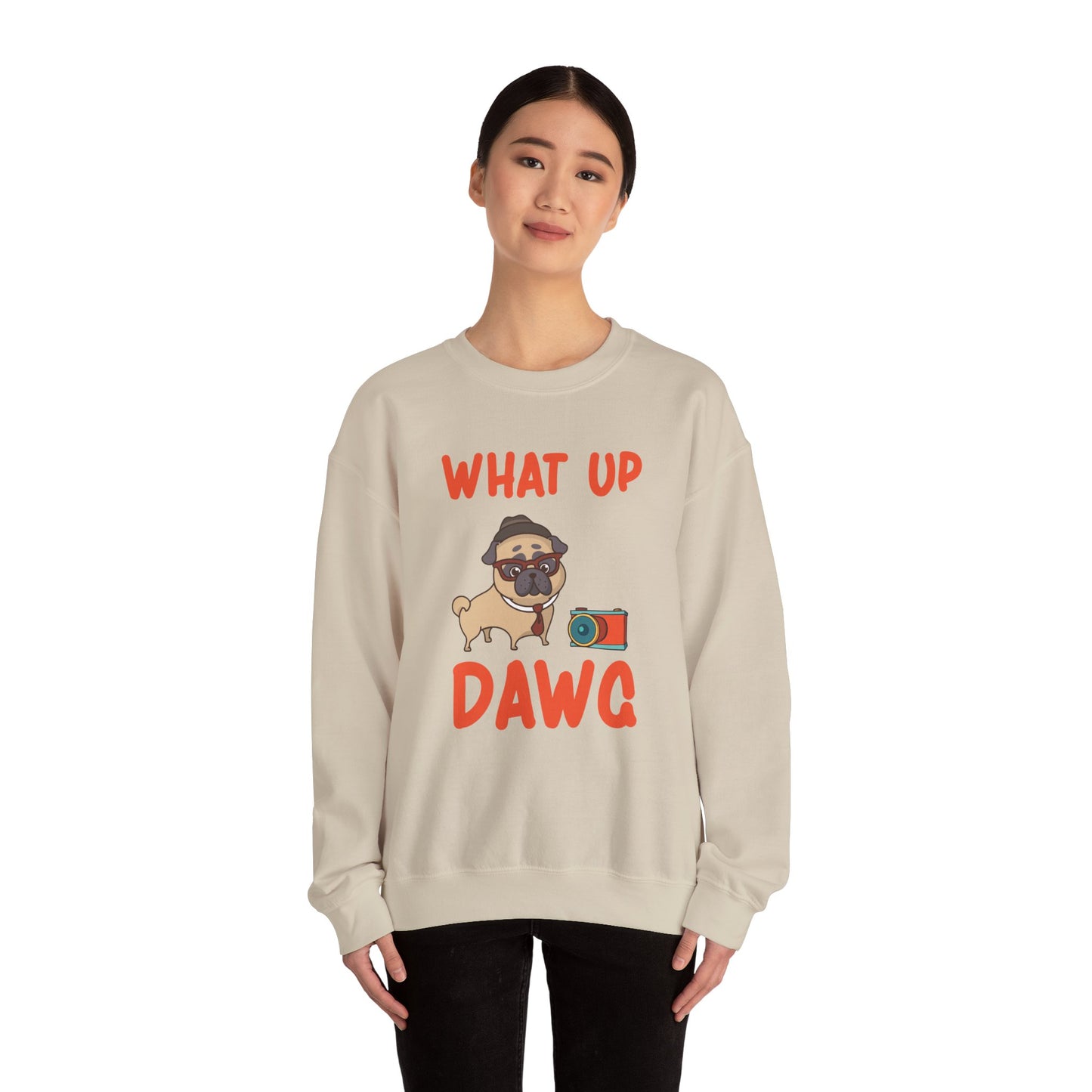 What up, Dawg - Unisex Heavy Blend™ Crewneck Sweatshirt