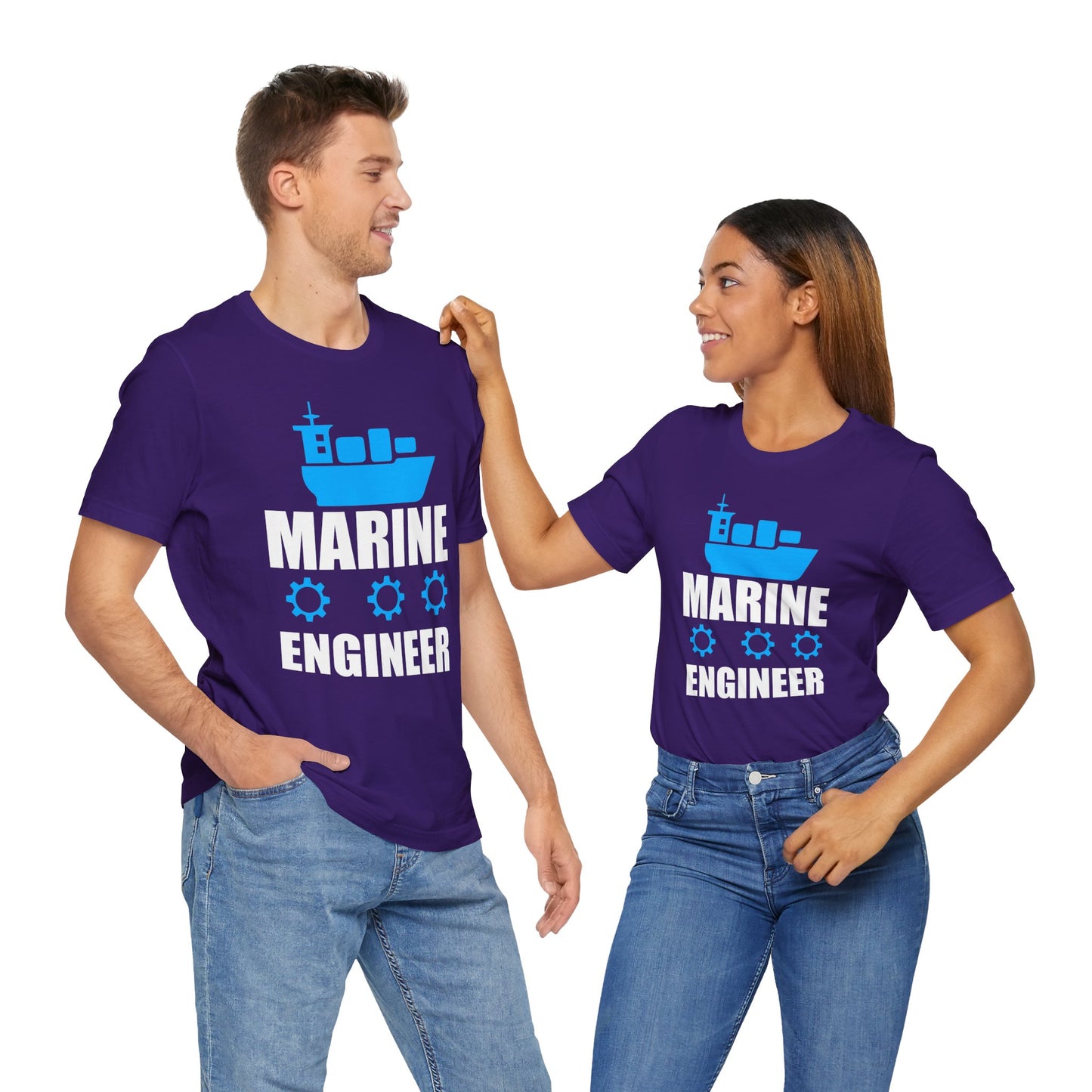 Marine Engineer - Unisex Jersey Short Sleeve Tee - 13667