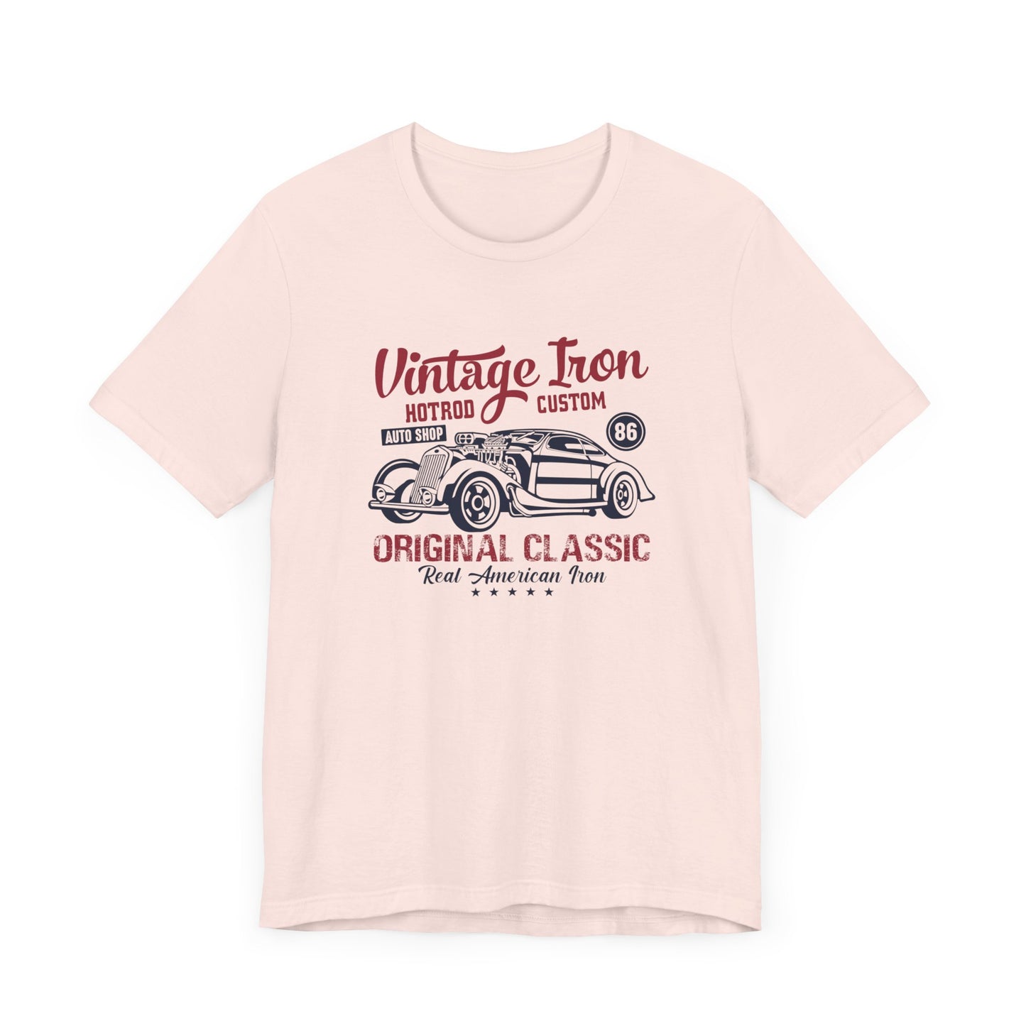 Vintage Iron, Hotrod Custom, Original Classic - Unisex Jersey Short Sleeve Tee