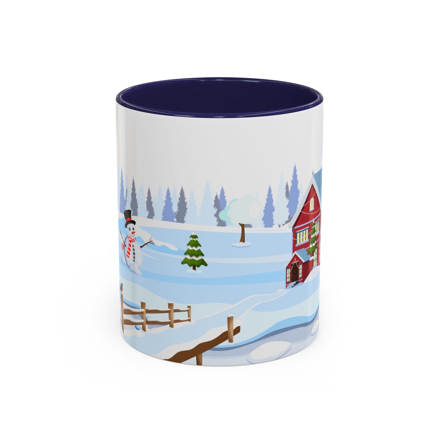 Winter Day Outside - Accent Coffee Mug (11, 15oz) - 10453