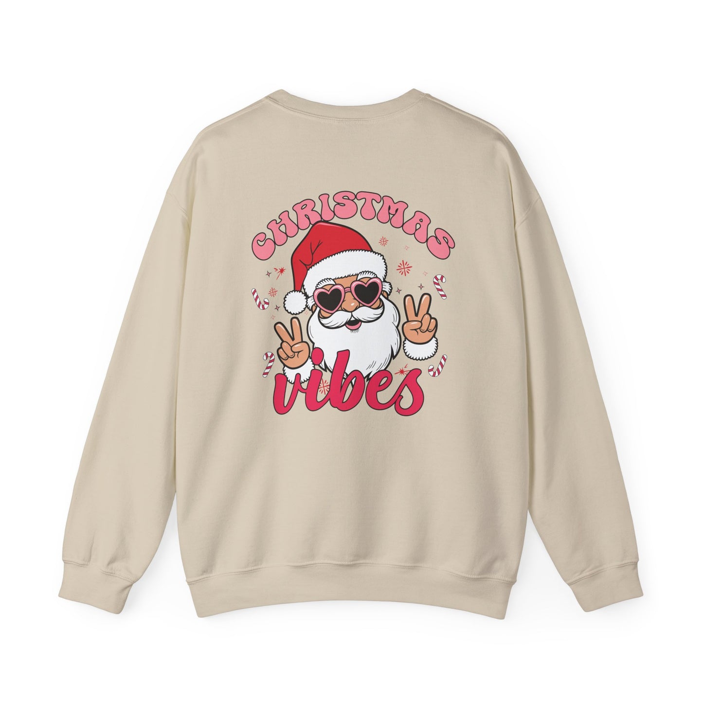 Santa, Christmas Vibes - Unisex Heavy Blend™ Crewneck Sweatshirt - 10171