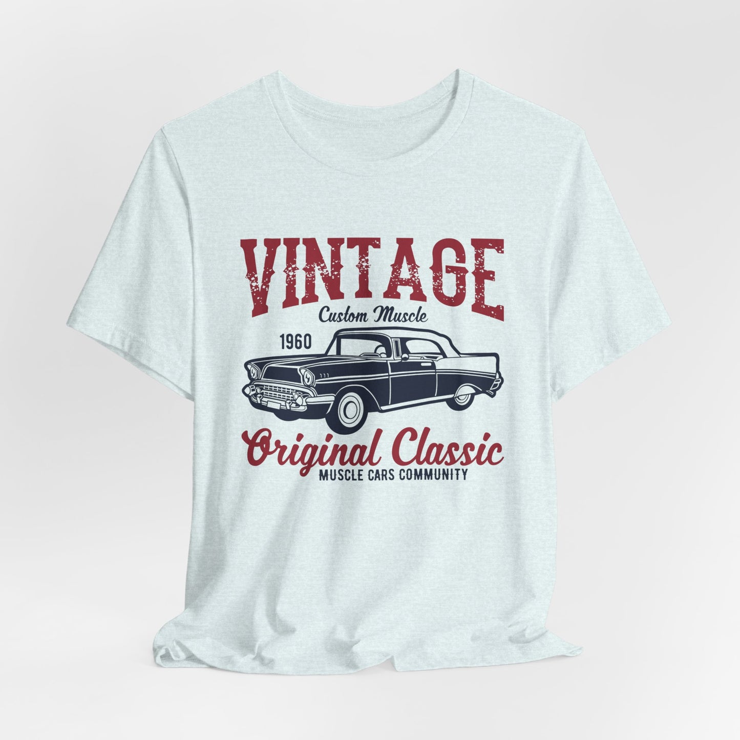 Vintage Custom Muscle, Original Classic - Unisex Jersey Short Sleeve Tee - 12612