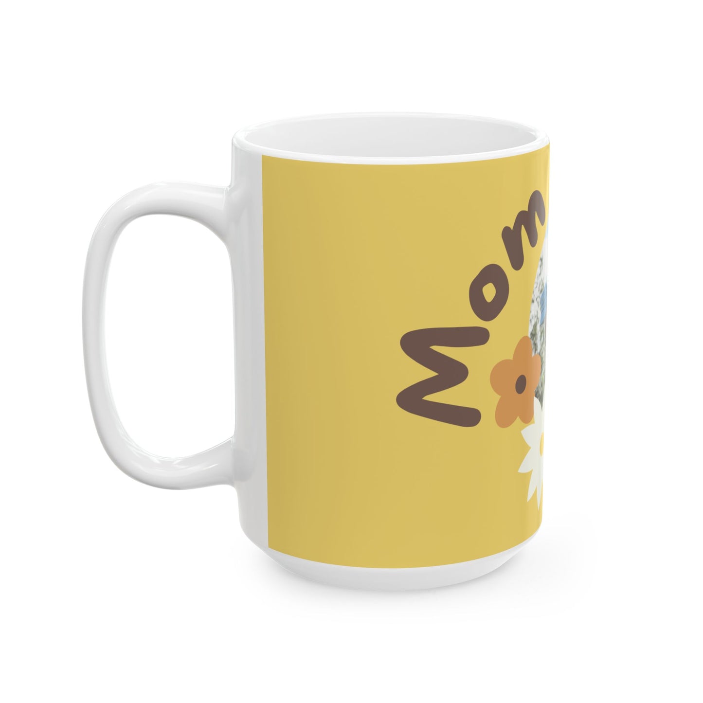 Mom, You're Bee-autiful, Photo Customizable, Ceramic Mug - Perfect Gift for Mother's Day - 11818