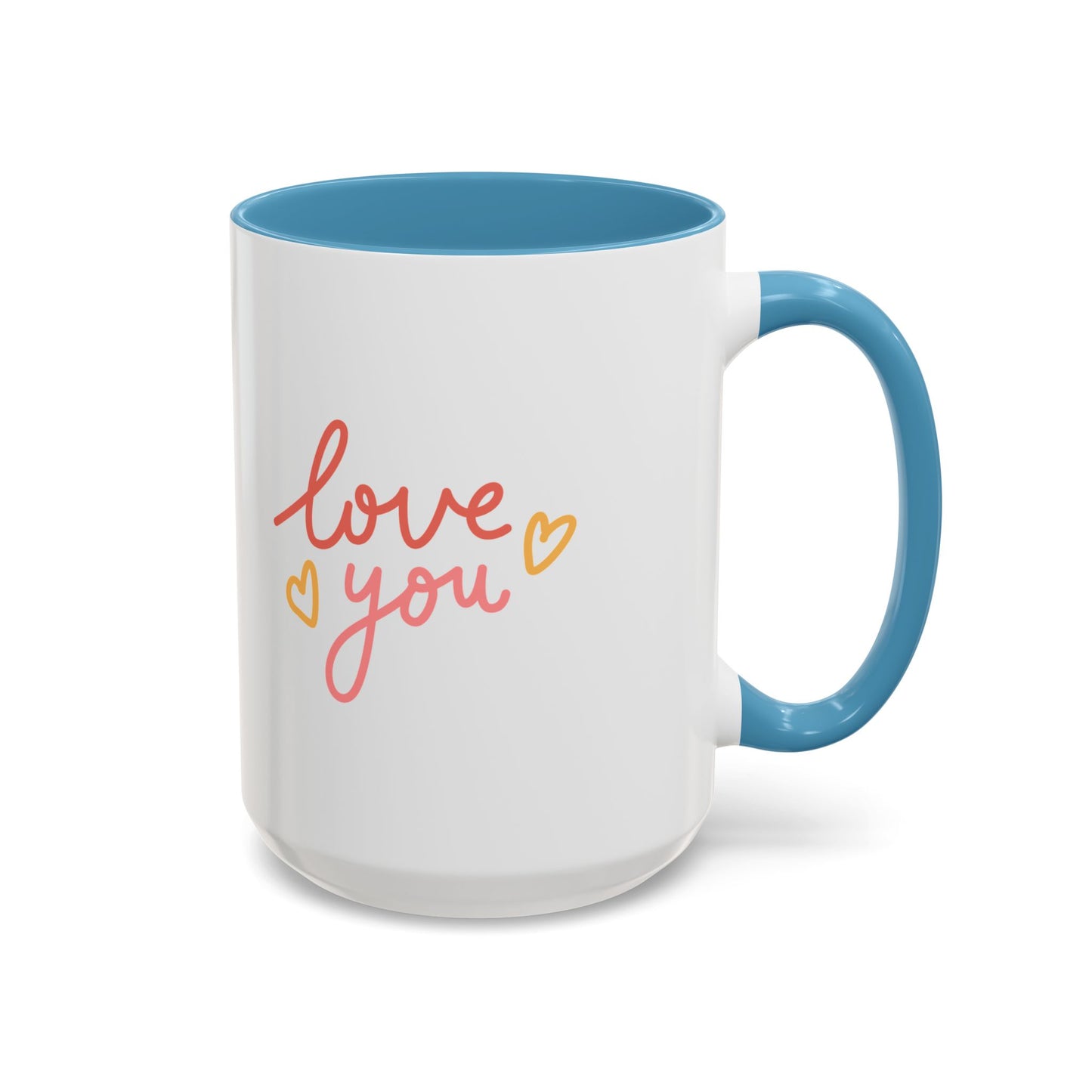 Love You - Accent Coffee Mug (11, 15oz) - 11190