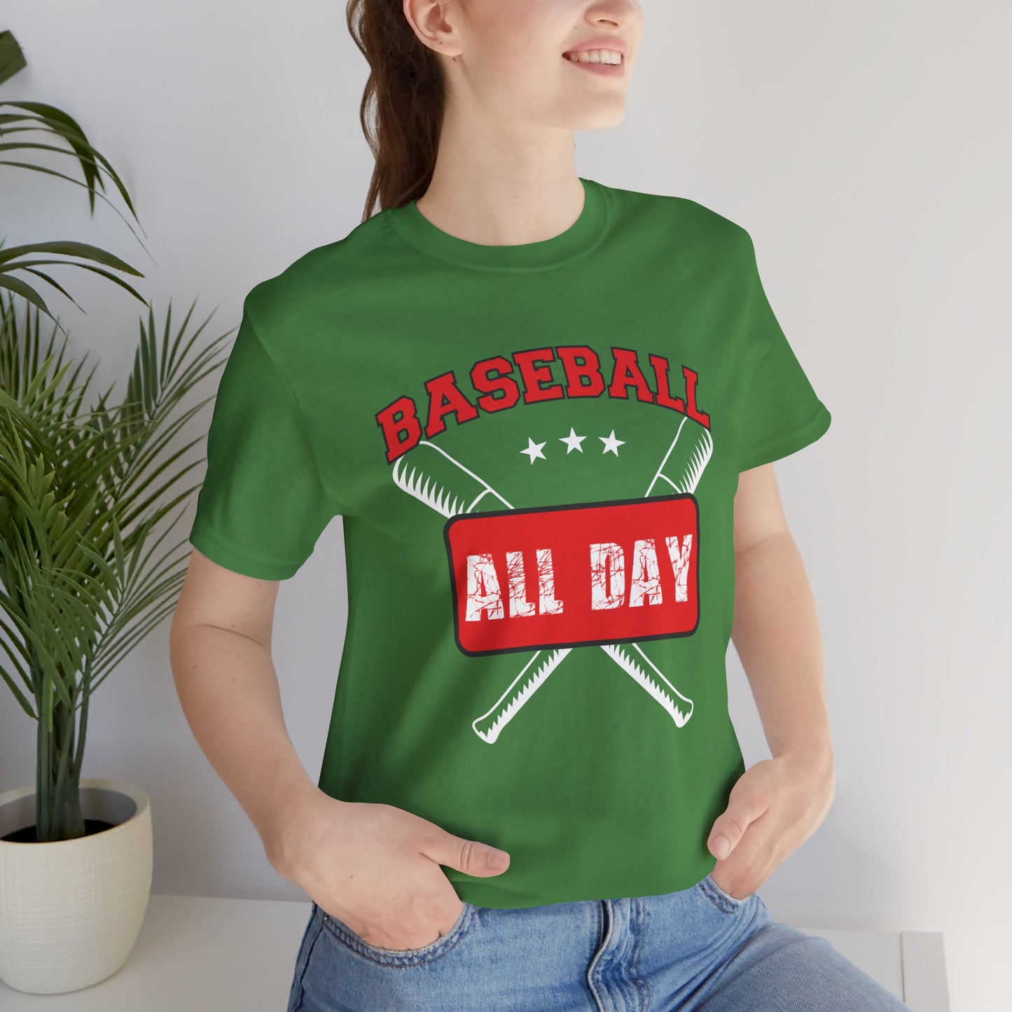 Baseball All Day - Unisex Jersey Short Sleeve Tee