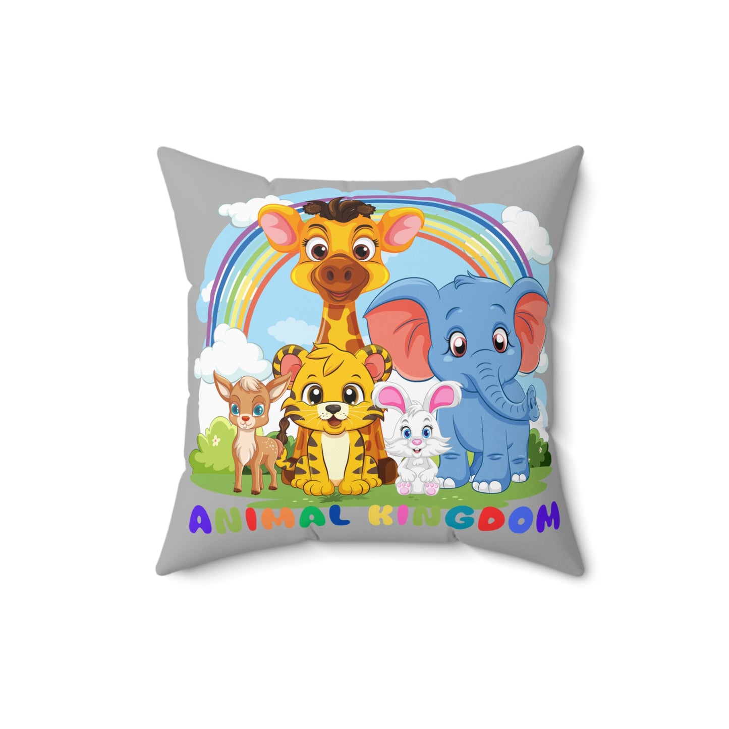 Animal Kingdom - Spun Polyester Square Pillow