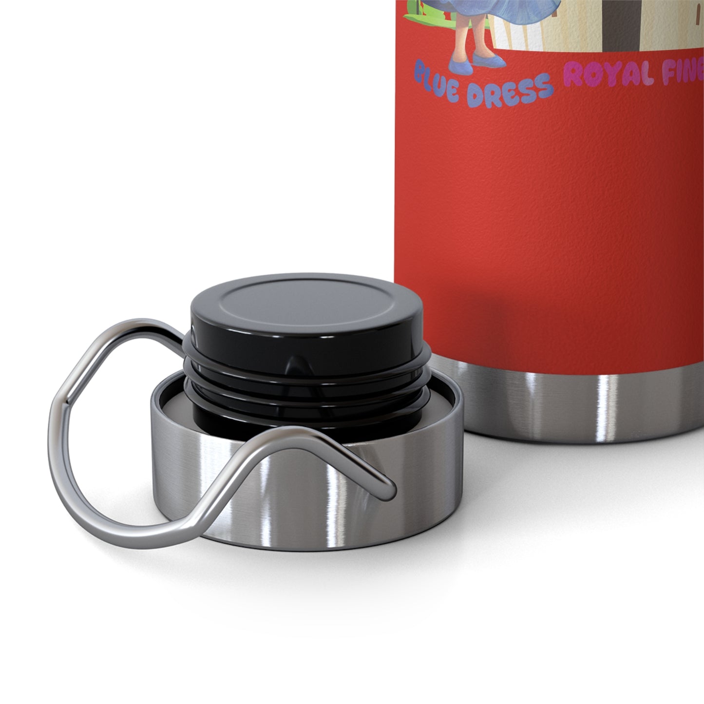 Blue Dress Princess, Royal Finesse - Copper Vacuum Insulated Bottle, 22oz - 11636