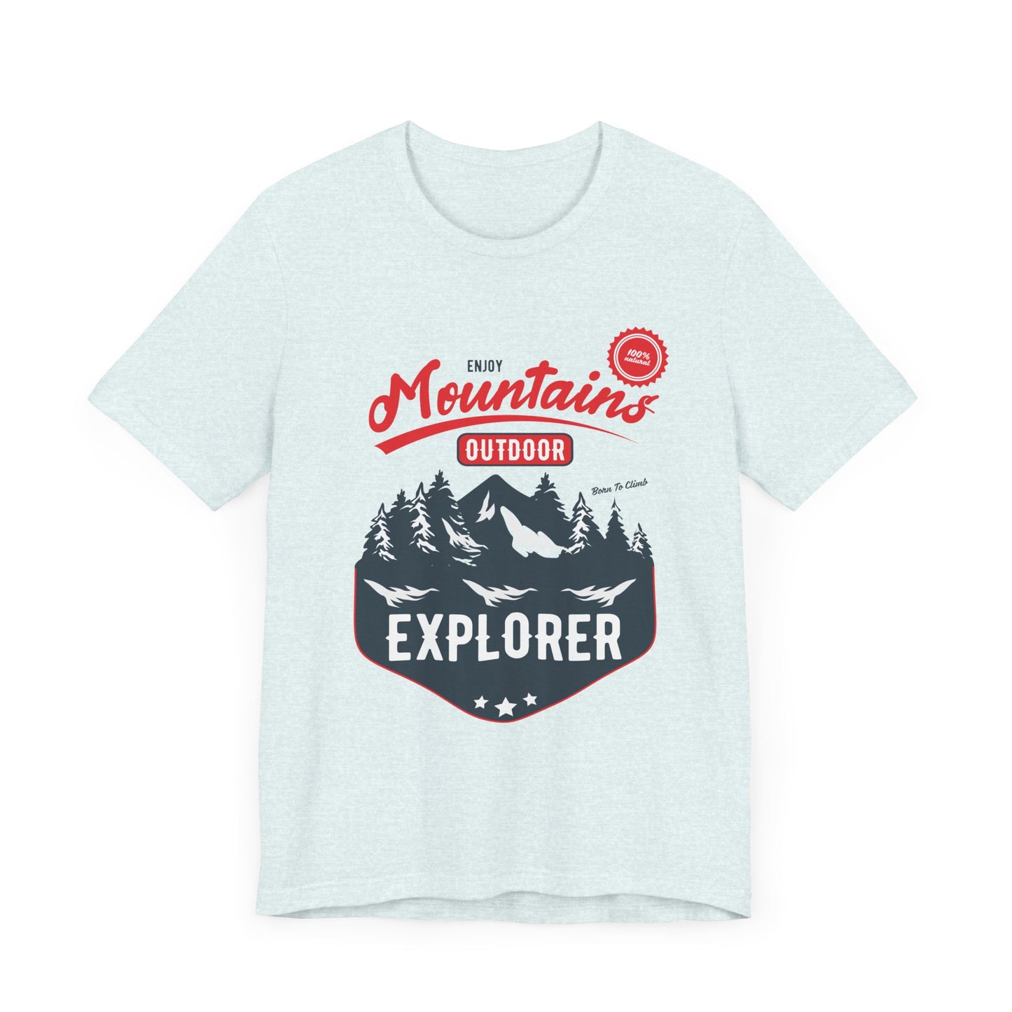 Enjoy Mountains, Outdoor Explorer - Unisex Jersey Short Sleeve Tee - 12592