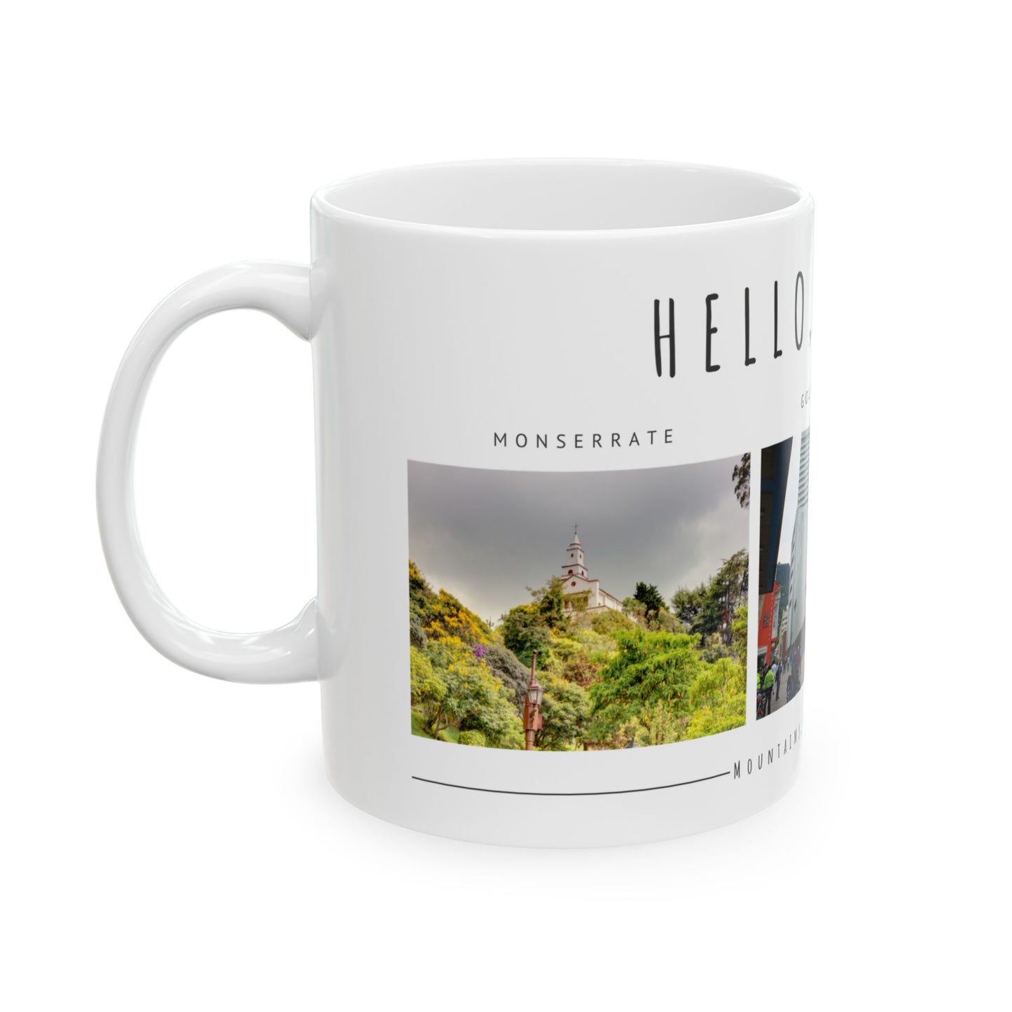 Hello Bogota! Ceramic Coffee Mug - 11oz & 15oz - 12175