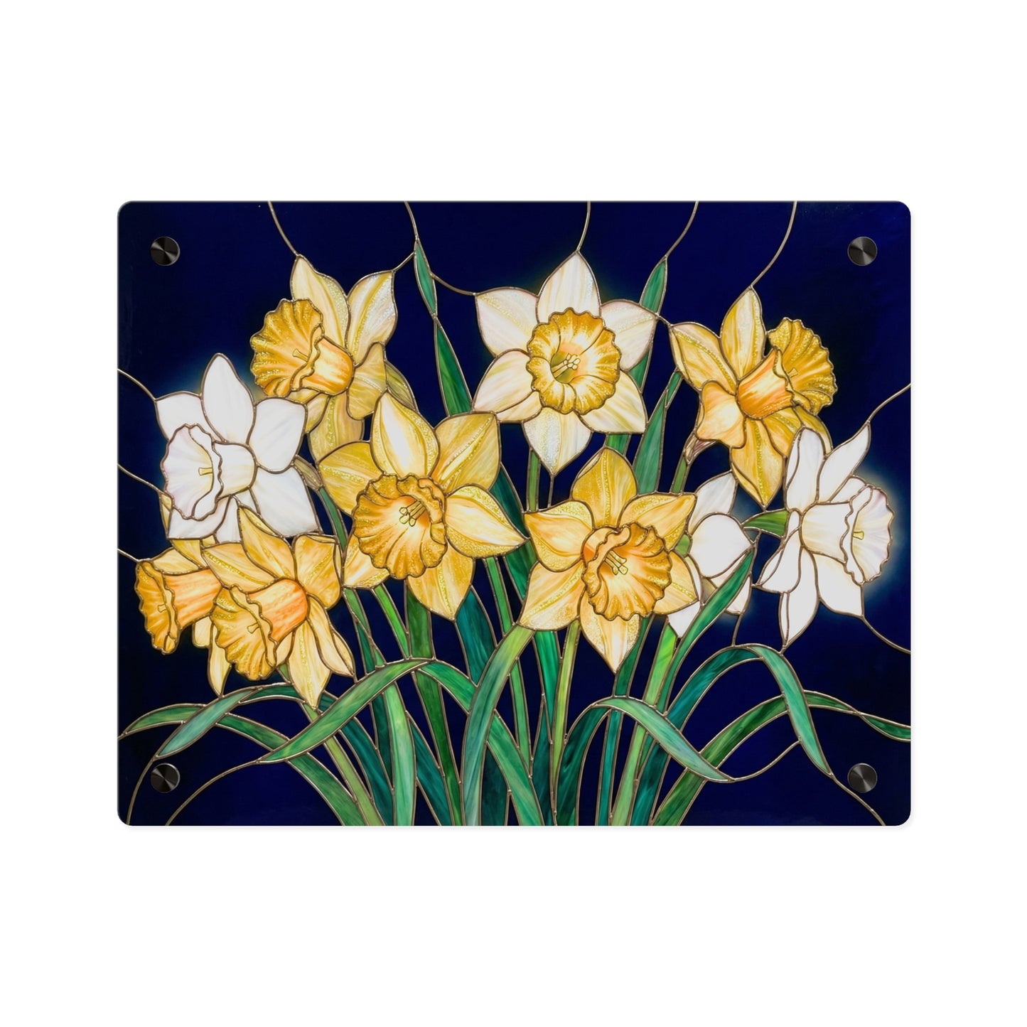 Daffodil Floral Acrylic Wall Art Panel - 14601