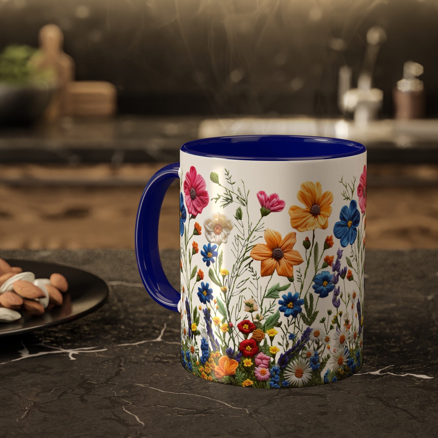 Wild and Free: Wildflower Colorful Mugs, 11oz