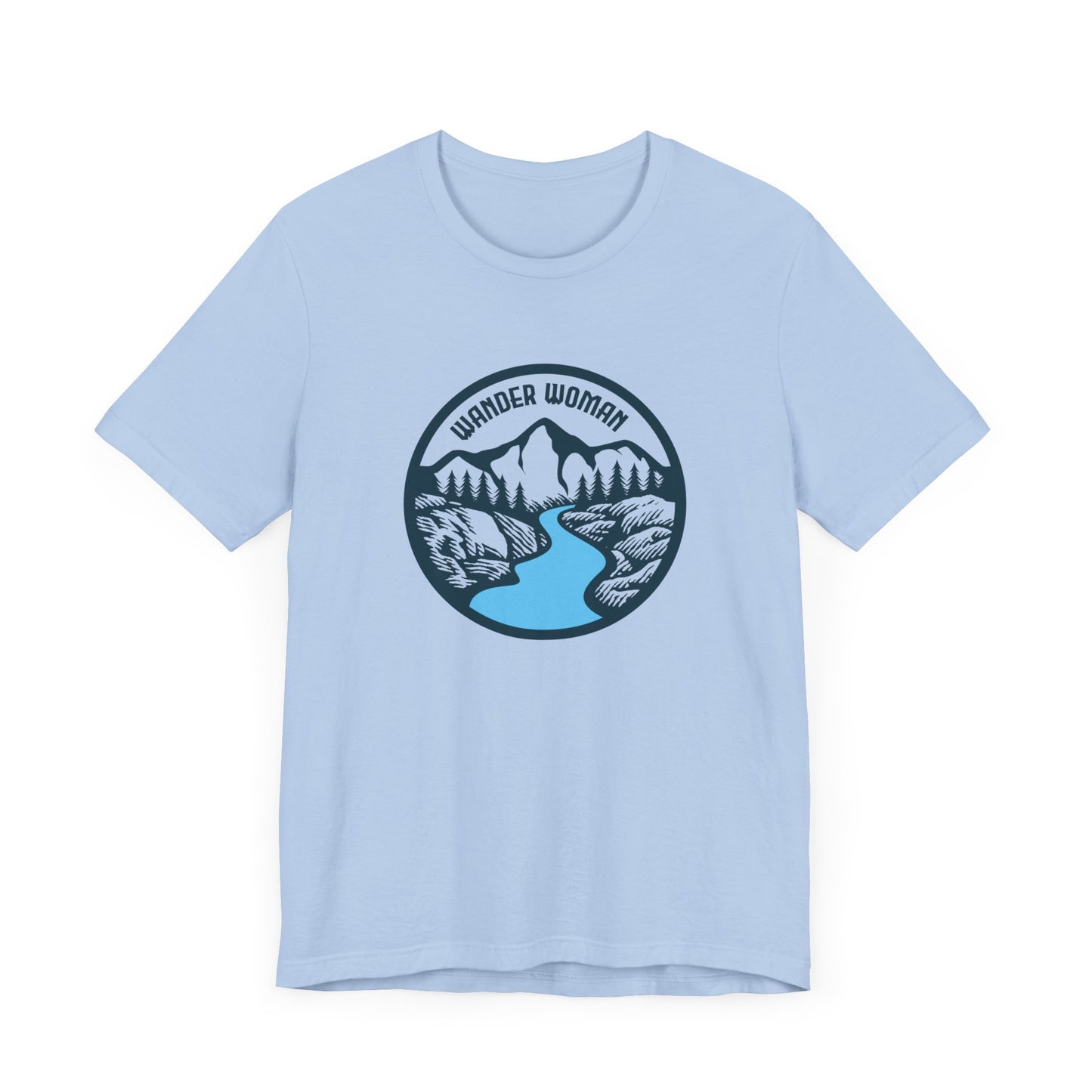 Camping: Wander Woman - Unisex Jersey Short Sleeve Tee