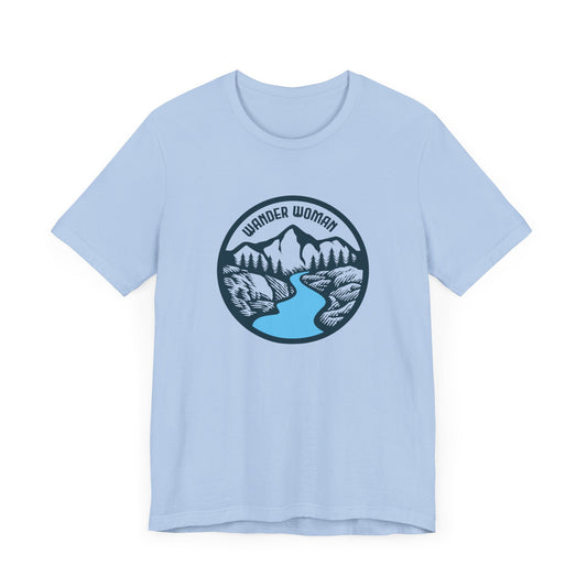 Camping: Wander Woman - Unisex Jersey Short Sleeve Tee