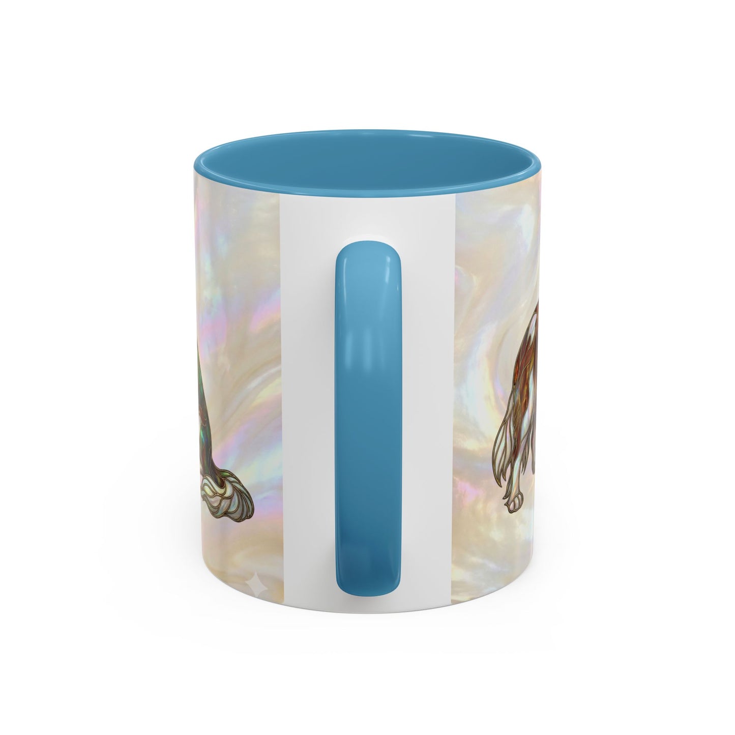 Cavalier King Charles Accent Coffee Mug -Stained Glass Style (11/15oz) - 14624